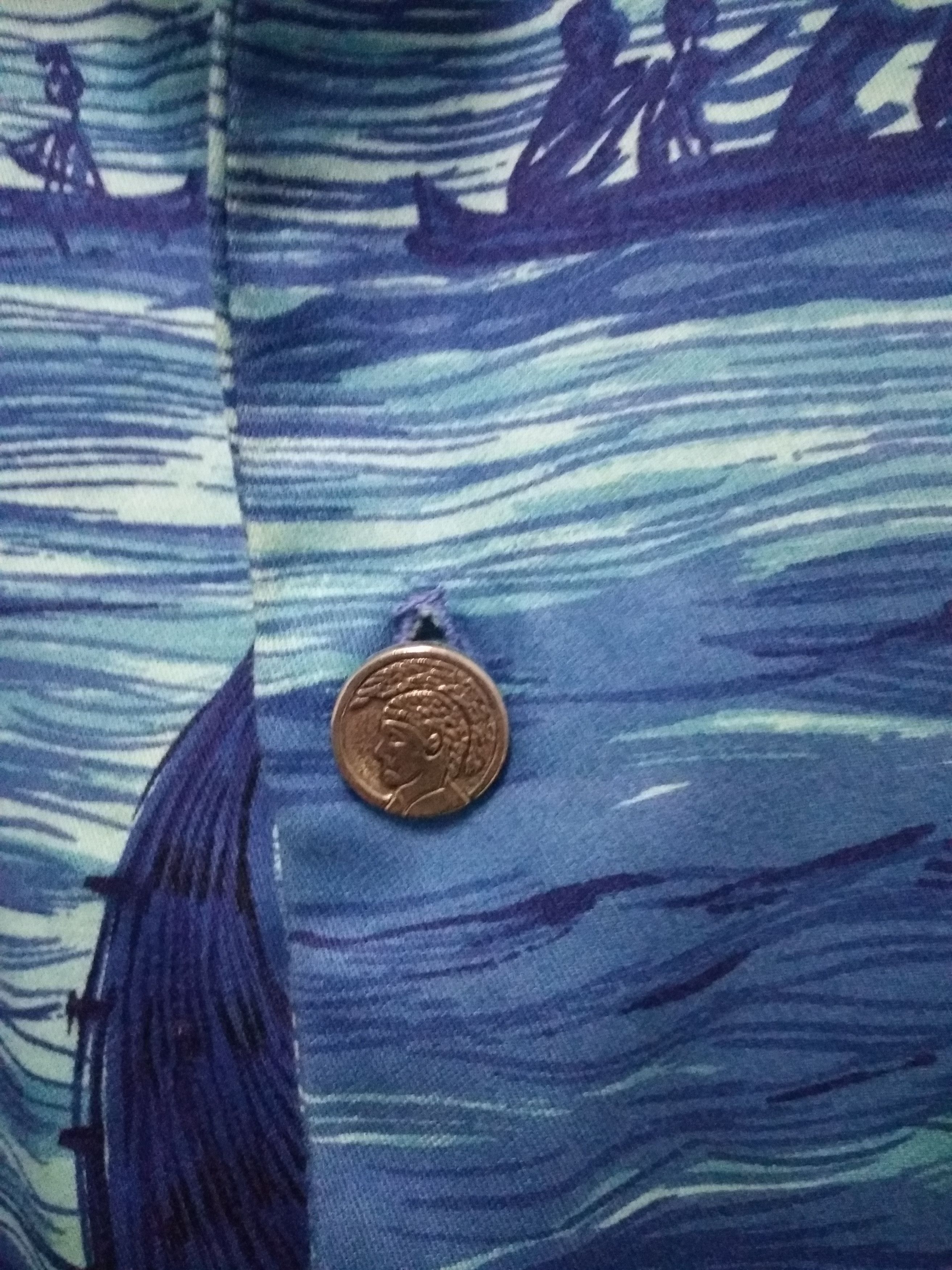 Vintage Vintage 50s Hawaii shirt Metal Button Up Rare Design Size US XL / EU 56 / 4 - 4 Thumbnail