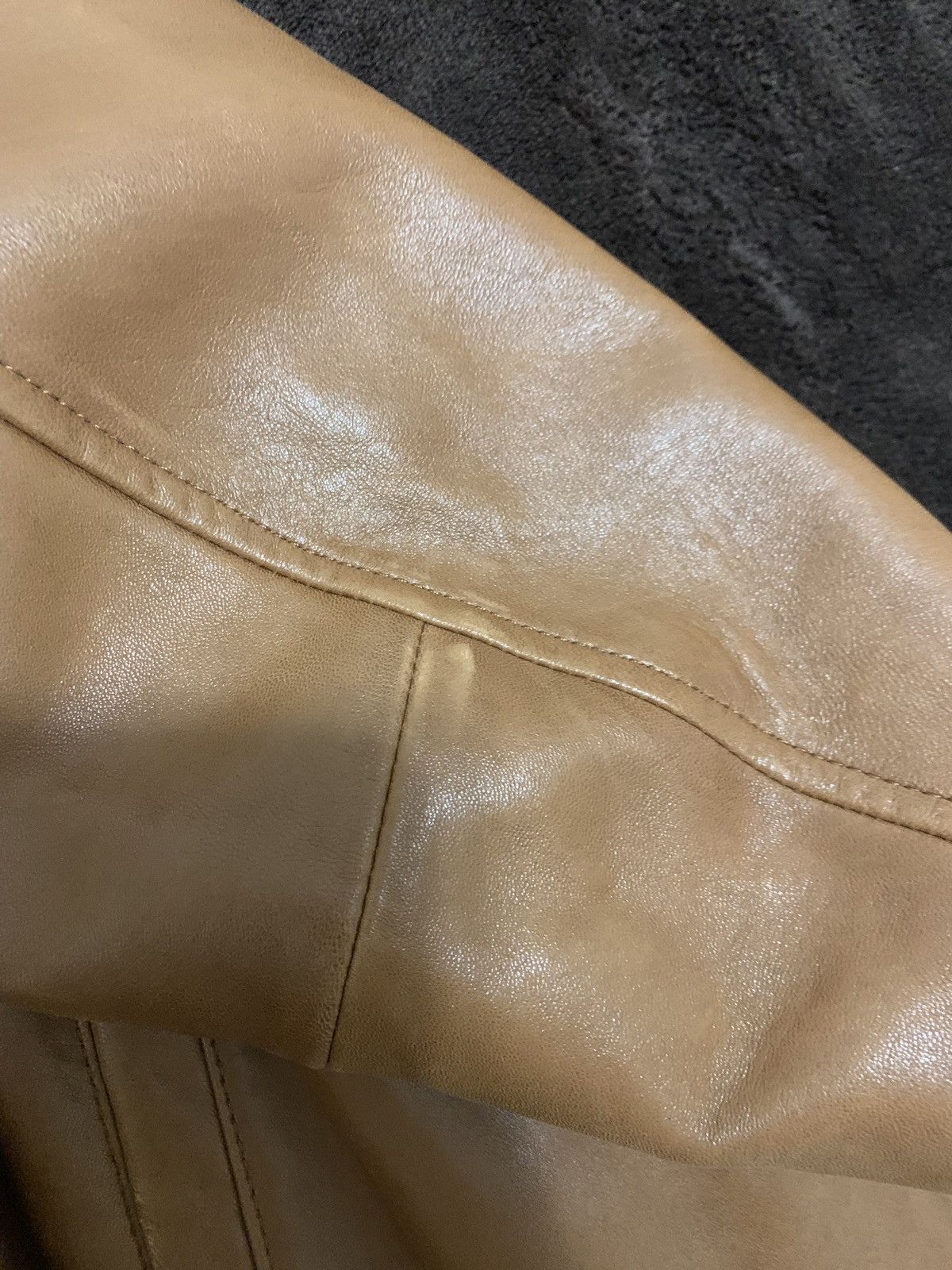 Vintage Vintage Nautica Leather Jacket Size US L / EU 52-54 / 3 - 13 Thumbnail
