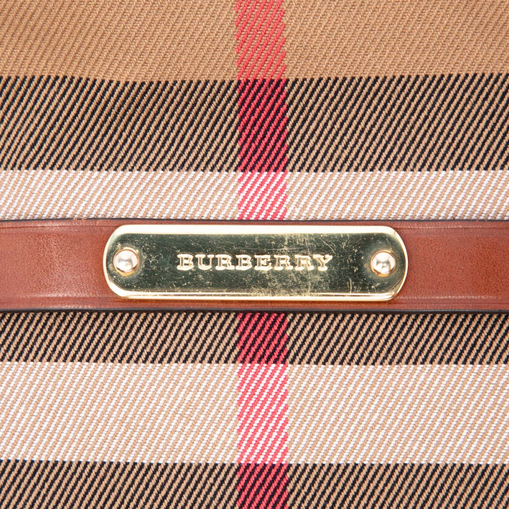 Burberry House Check Canvas Bridle Orchard Handbag Size ONE SIZE - 5 Thumbnail