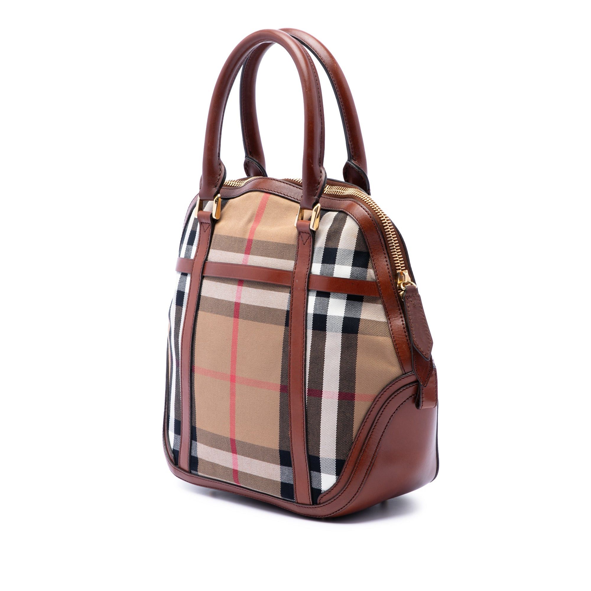Burberry House Check Canvas Bridle Orchard Handbag Size ONE SIZE - 2 Thumbnail