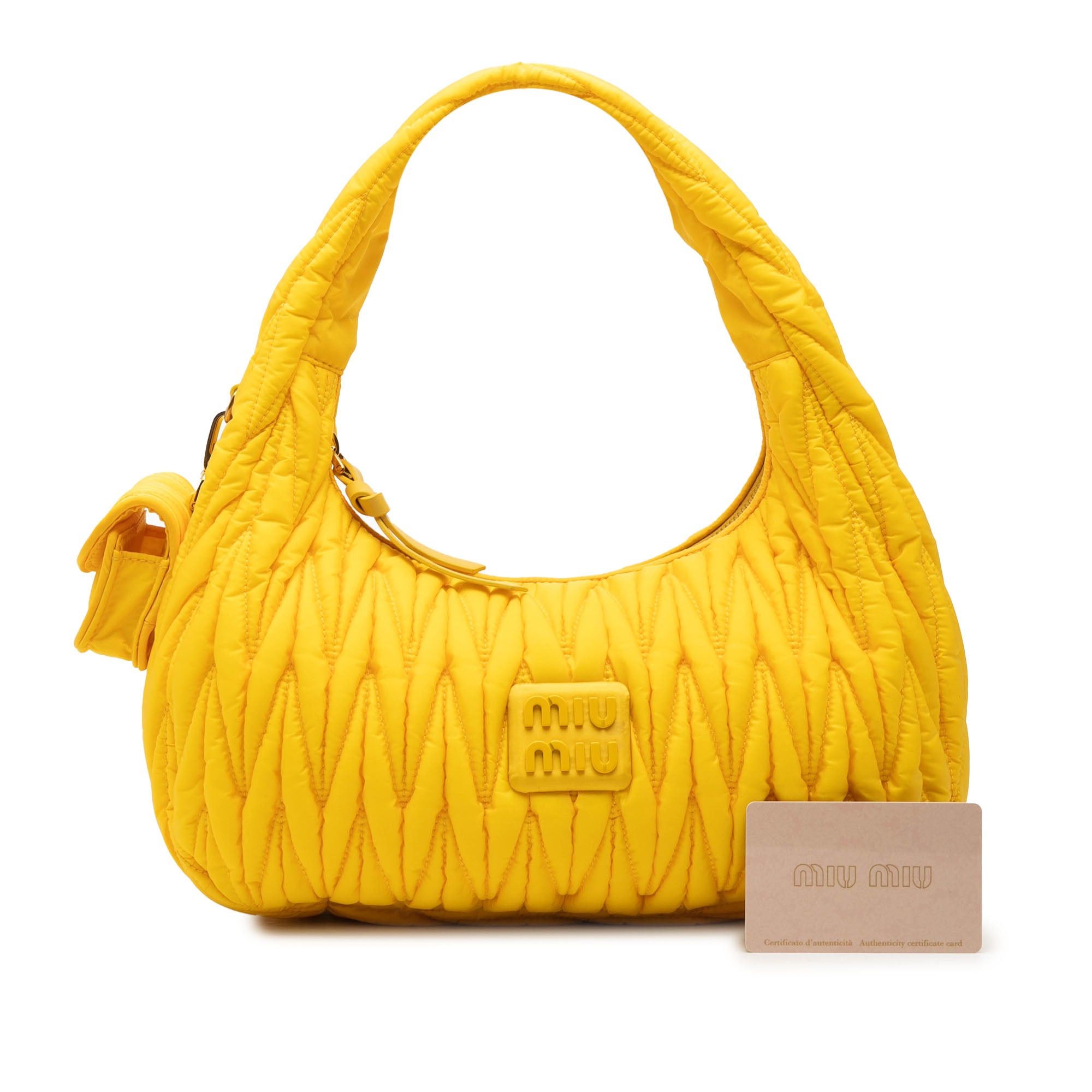 Miu Miu Matelasse Tessuto Wander Hobo Size ONE SIZE - 7 Thumbnail