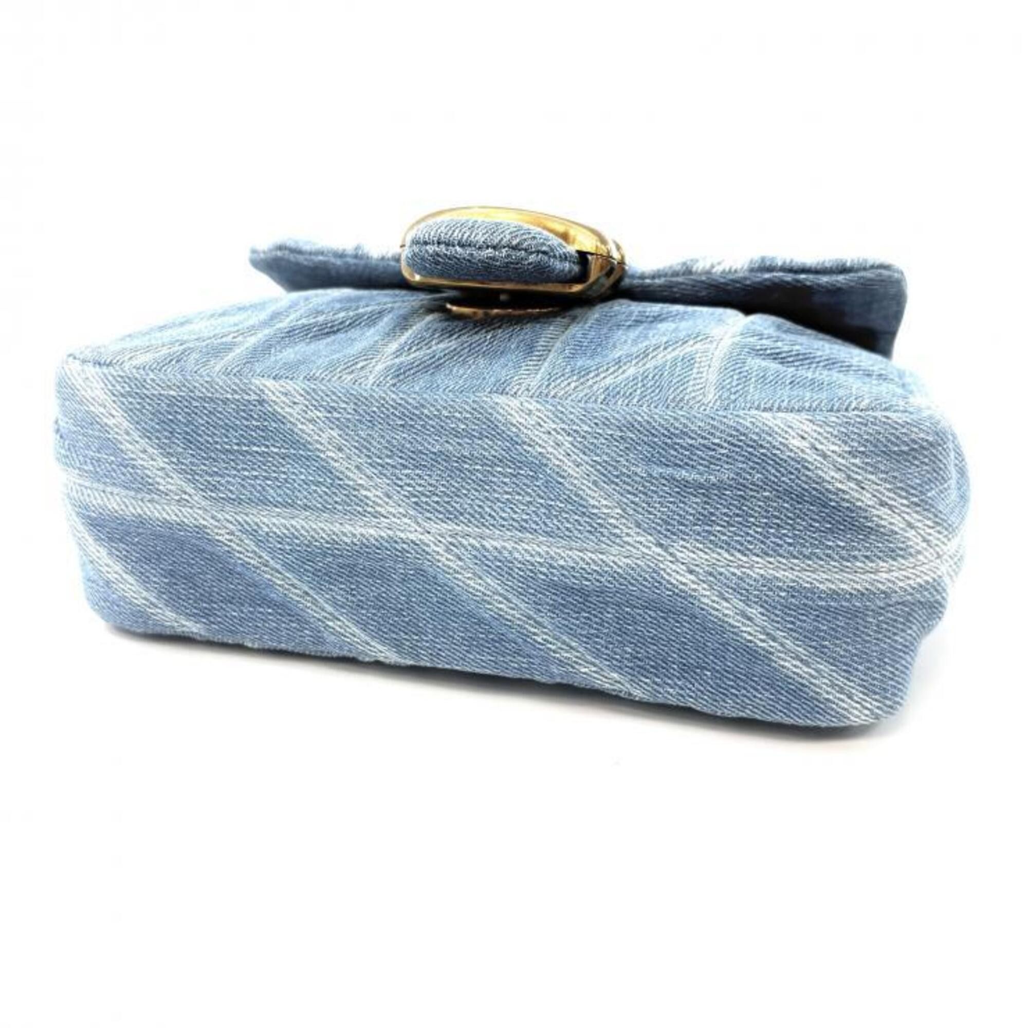 Coach COACH Times Square Tabby Shoulder Bag, Quilted Denim Blue Size ONE SIZE - 4 Thumbnail