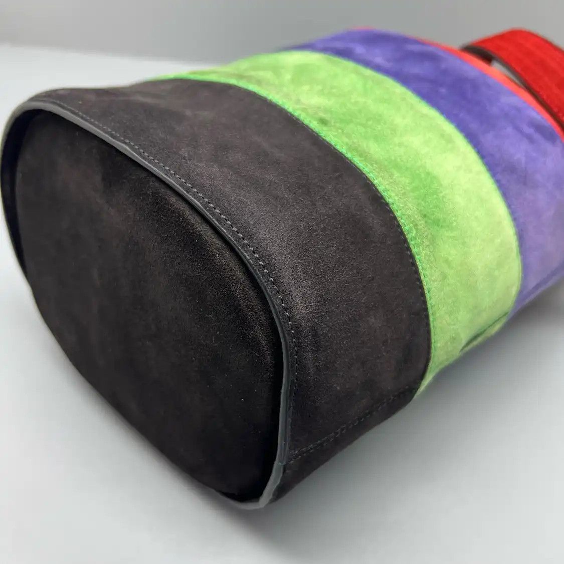 Celine CELINE bucket bag multi-color suede shoulder bag Size ONE SIZE - 14 Thumbnail