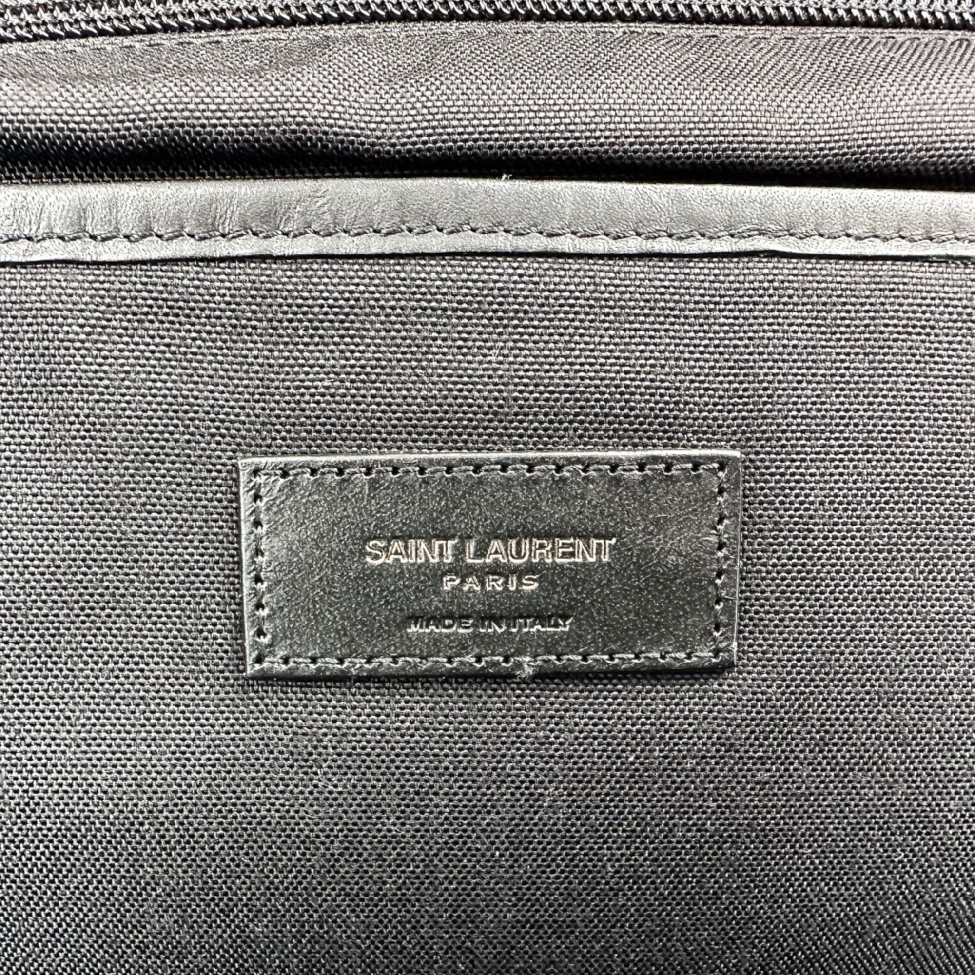 Yves Saint Laurent Yves Saint Laurent SAINT LAURENT PARIS CITY Trekking Backpack, Daypack, 649765, Black, Men's & Women's Size ONE SIZE - 12 Thumbnail