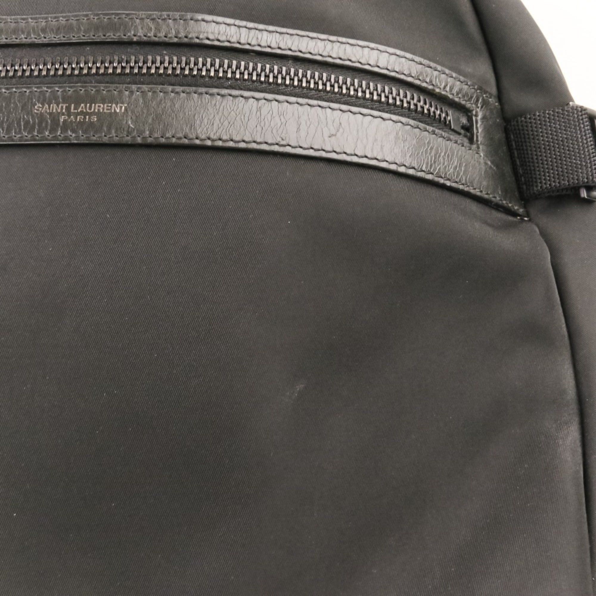 Yves Saint Laurent Yves Saint Laurent SAINT LAURENT PARIS CITY Trekking Backpack, Daypack, 649765, Black, Men's & Women's Size ONE SIZE - 15 Thumbnail