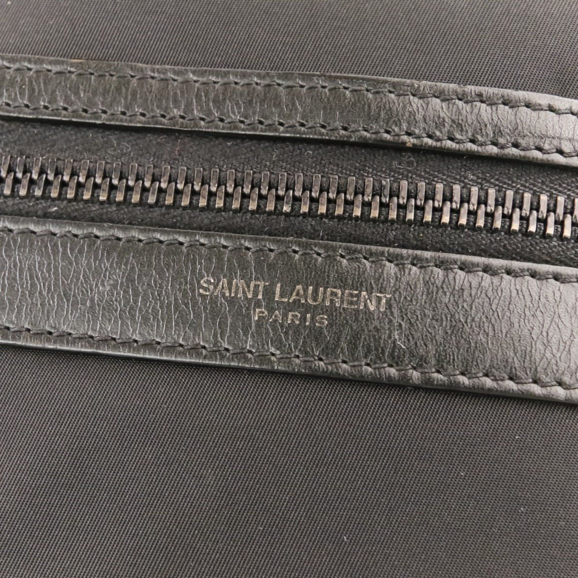 Yves Saint Laurent Yves Saint Laurent SAINT LAURENT PARIS CITY Trekking Backpack, Daypack, 649765, Black, Men's & Women's Size ONE SIZE - 8 Thumbnail