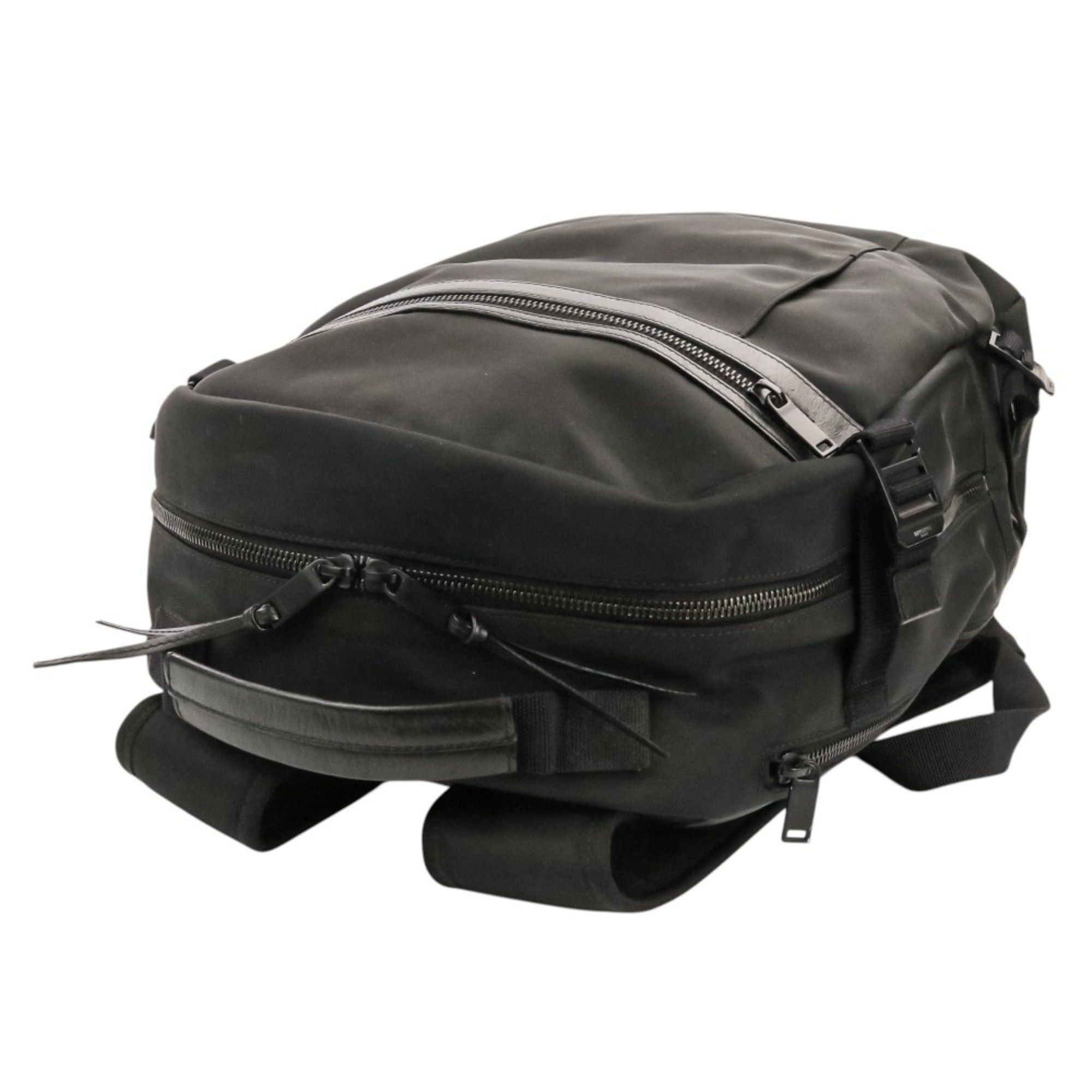 Yves Saint Laurent Yves Saint Laurent SAINT LAURENT PARIS CITY Trekking Backpack, Daypack, 649765, Black, Men's & Women's Size ONE SIZE - 5 Thumbnail