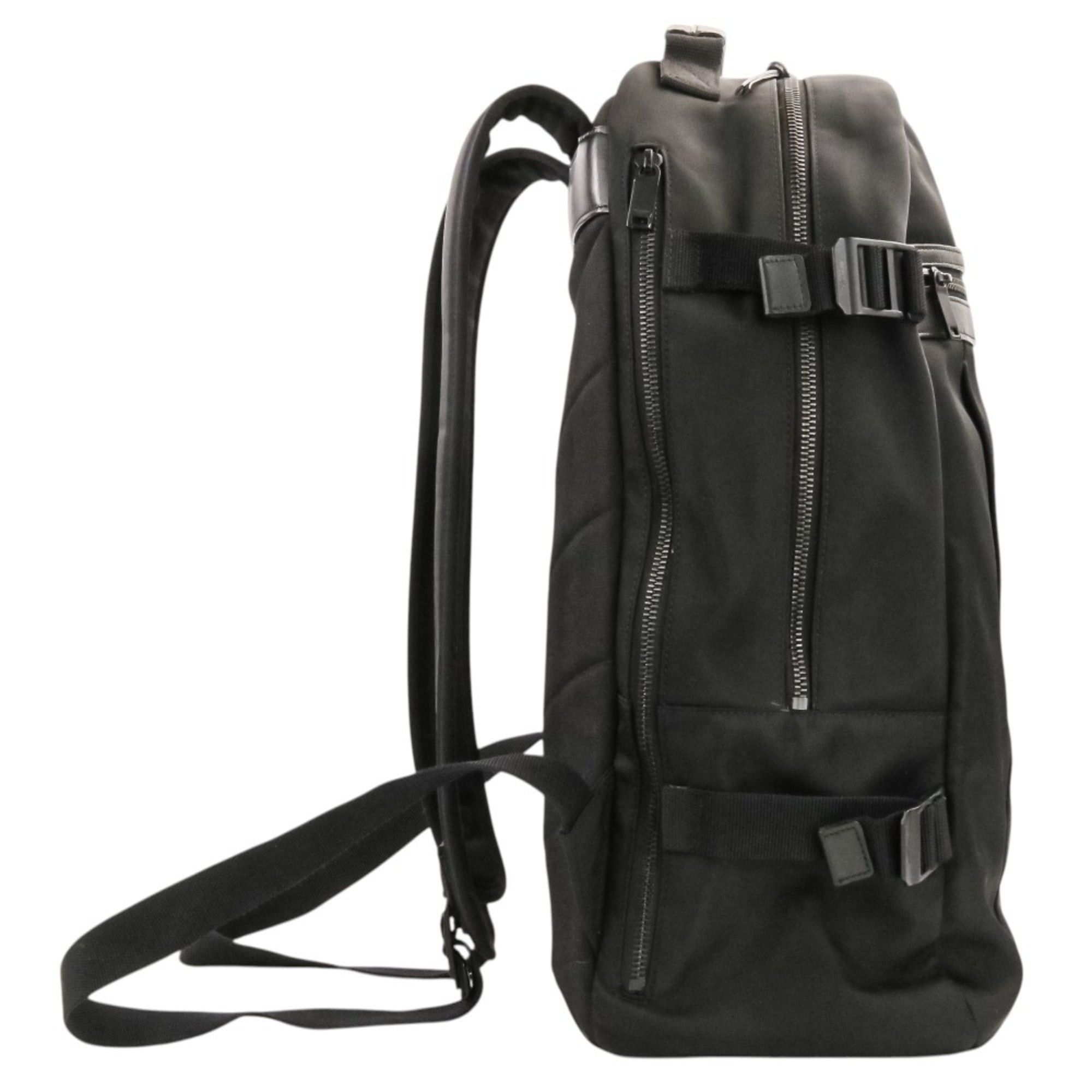 Yves Saint Laurent Yves Saint Laurent SAINT LAURENT PARIS CITY Trekking Backpack, Daypack, 649765, Black, Men's & Women's Size ONE SIZE - 4 Thumbnail
