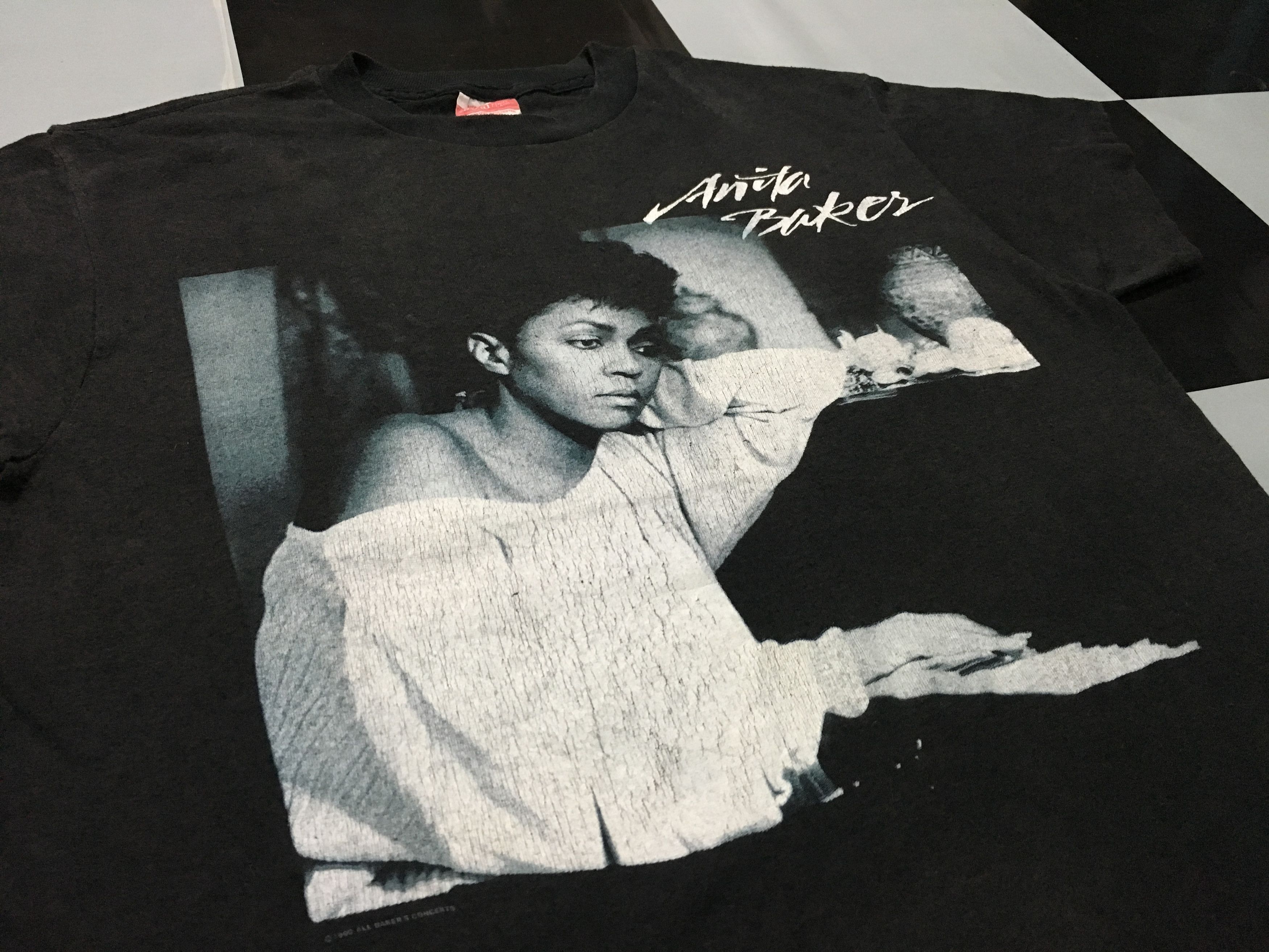 Band Tees × Rare × Vintage Rare Vintage 90s Anita Baker shirt 