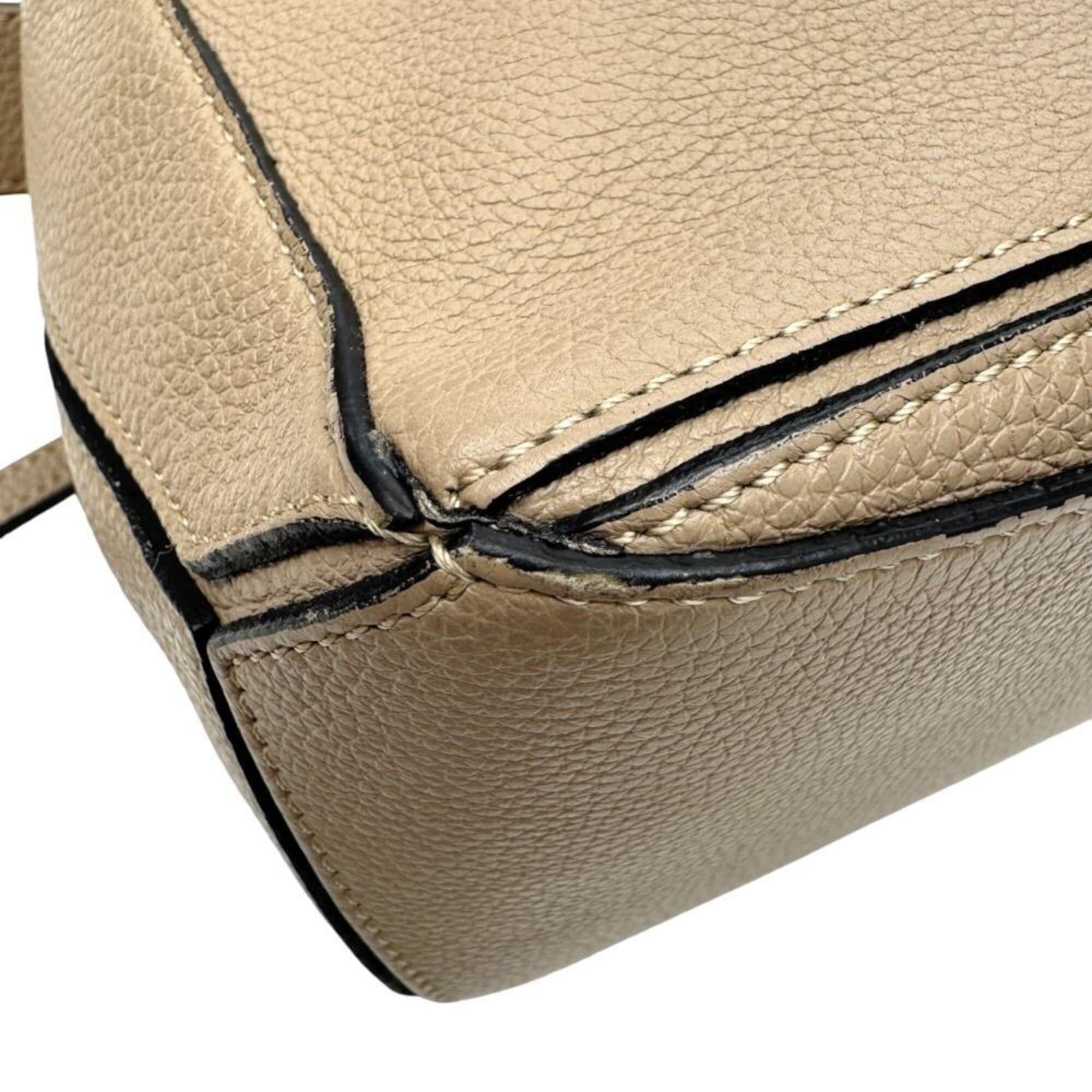 Loewe LOEWE Puzzle Bag Small Calfskin Greige Shoulder for Women Size ONE SIZE - 6 Thumbnail