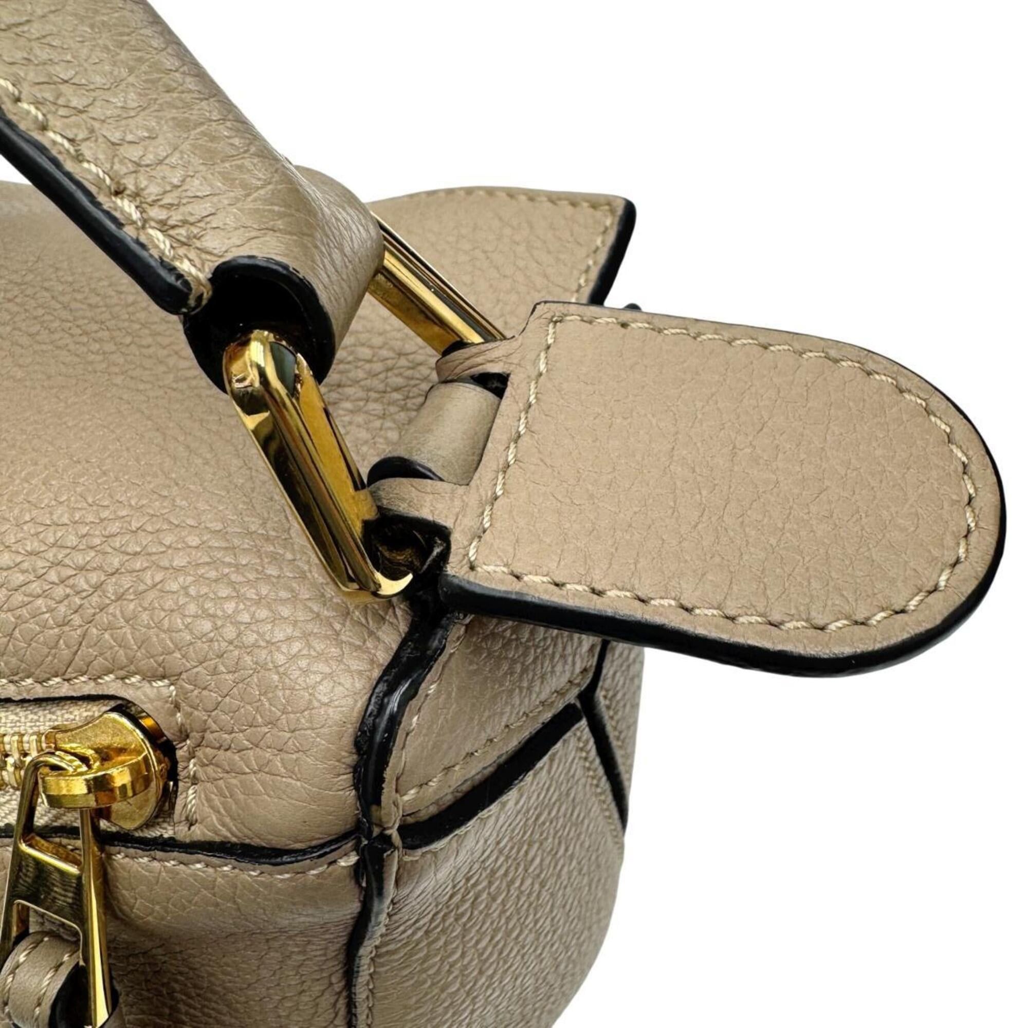 Loewe LOEWE Puzzle Bag Small Calfskin Greige Shoulder for Women Size ONE SIZE - 11 Thumbnail