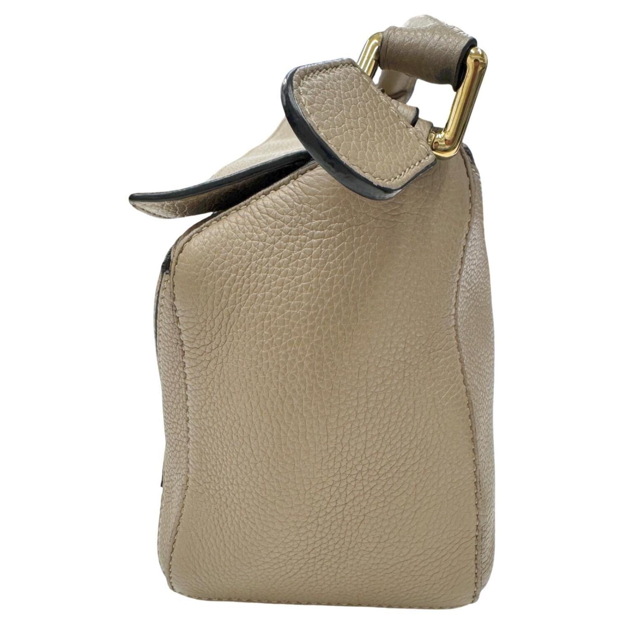 Loewe LOEWE Puzzle Bag Small Calfskin Greige Shoulder for Women Size ONE SIZE - 3 Thumbnail