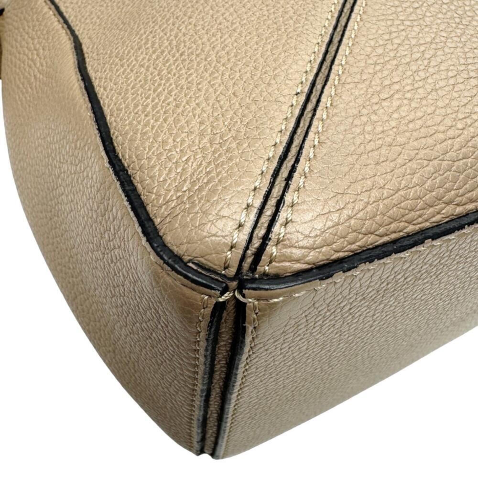 Loewe LOEWE Puzzle Bag Small Calfskin Greige Shoulder for Women Size ONE SIZE - 8 Thumbnail