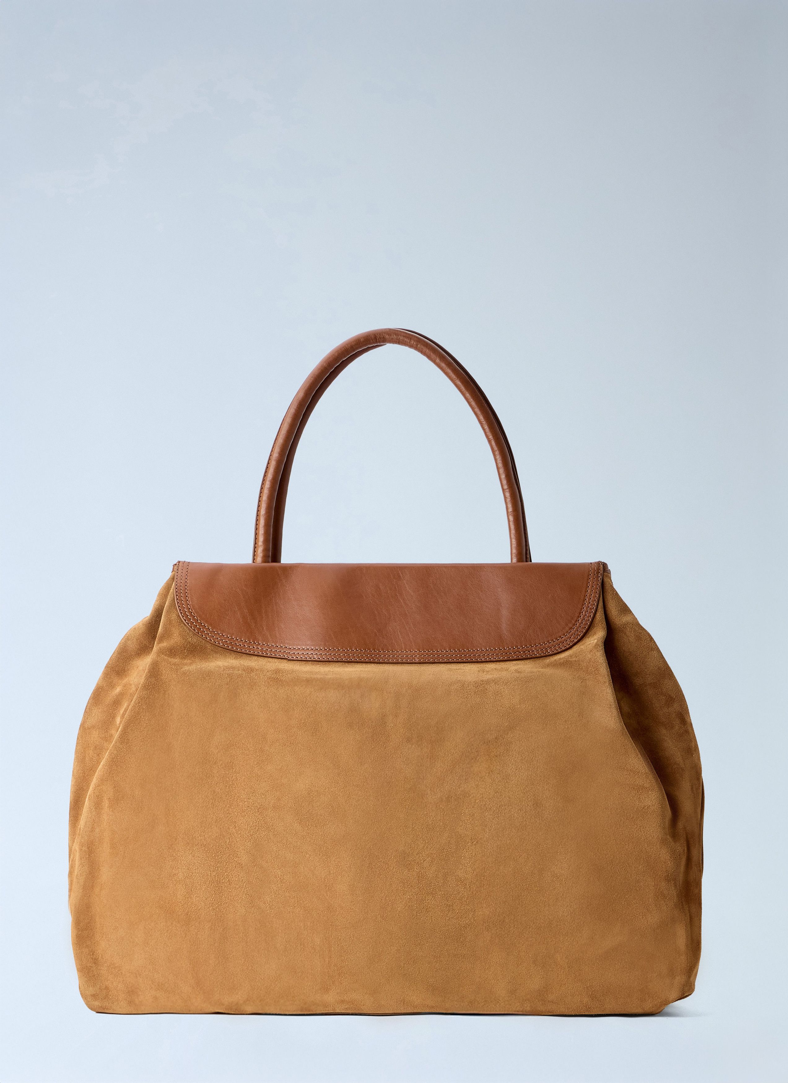 Dries Van Noten Dries Van Noten Blossom Suede Top Handle Bag Size ONE SIZE - 3 Thumbnail