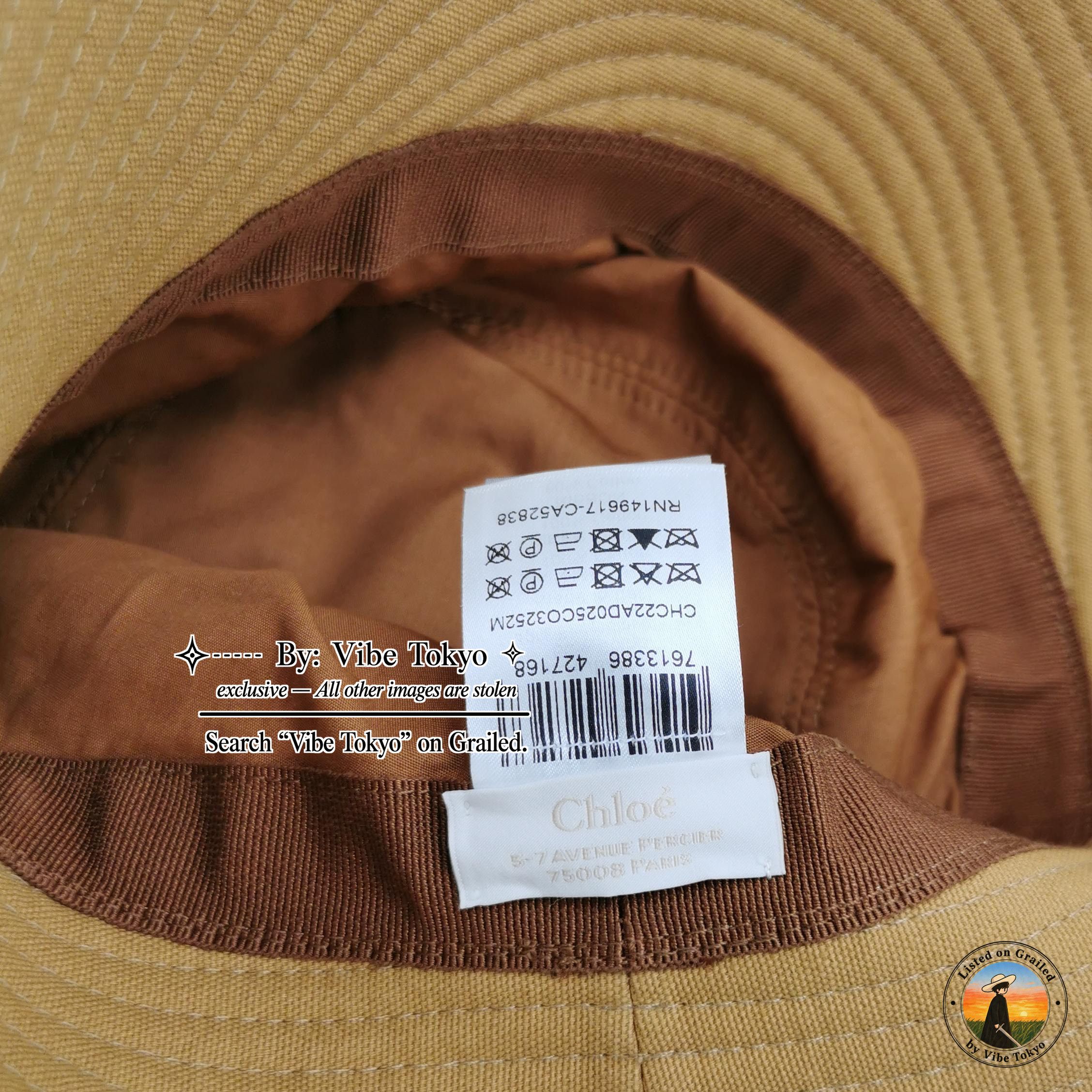 Chloe Chloe Logo Bucket Hat Size 56cm Size ONE SIZE - 4 Thumbnail