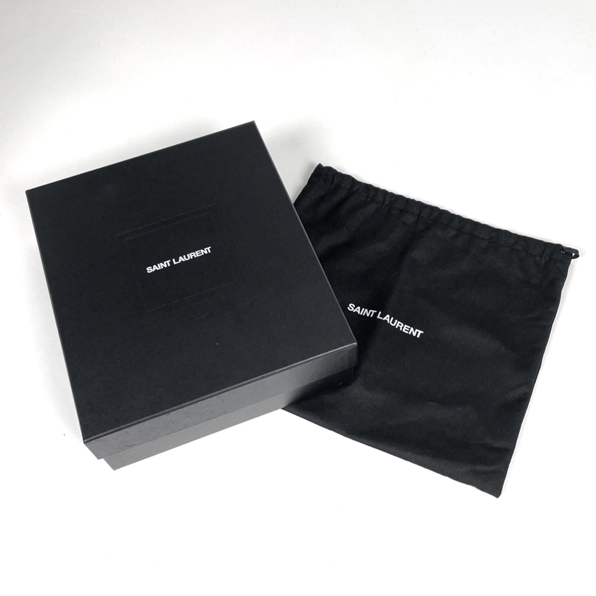 Yves Saint Laurent Yves Saint Laurent Lou Mini Bag, Fringe Leather, Black, 612579, Women's Size ONE SIZE - 7 Thumbnail