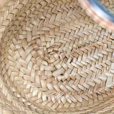 Celine CELINE TEEN TRIOMPHE CELINE CLASSIC beige straw woven shoulder bag handbag cross Size ONE SIZE - 10 Thumbnail