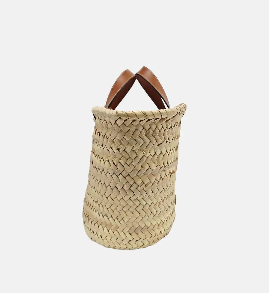 Celine CELINE TEEN TRIOMPHE CELINE CLASSIC beige straw woven shoulder bag handbag cross Size ONE SIZE - 4 Thumbnail