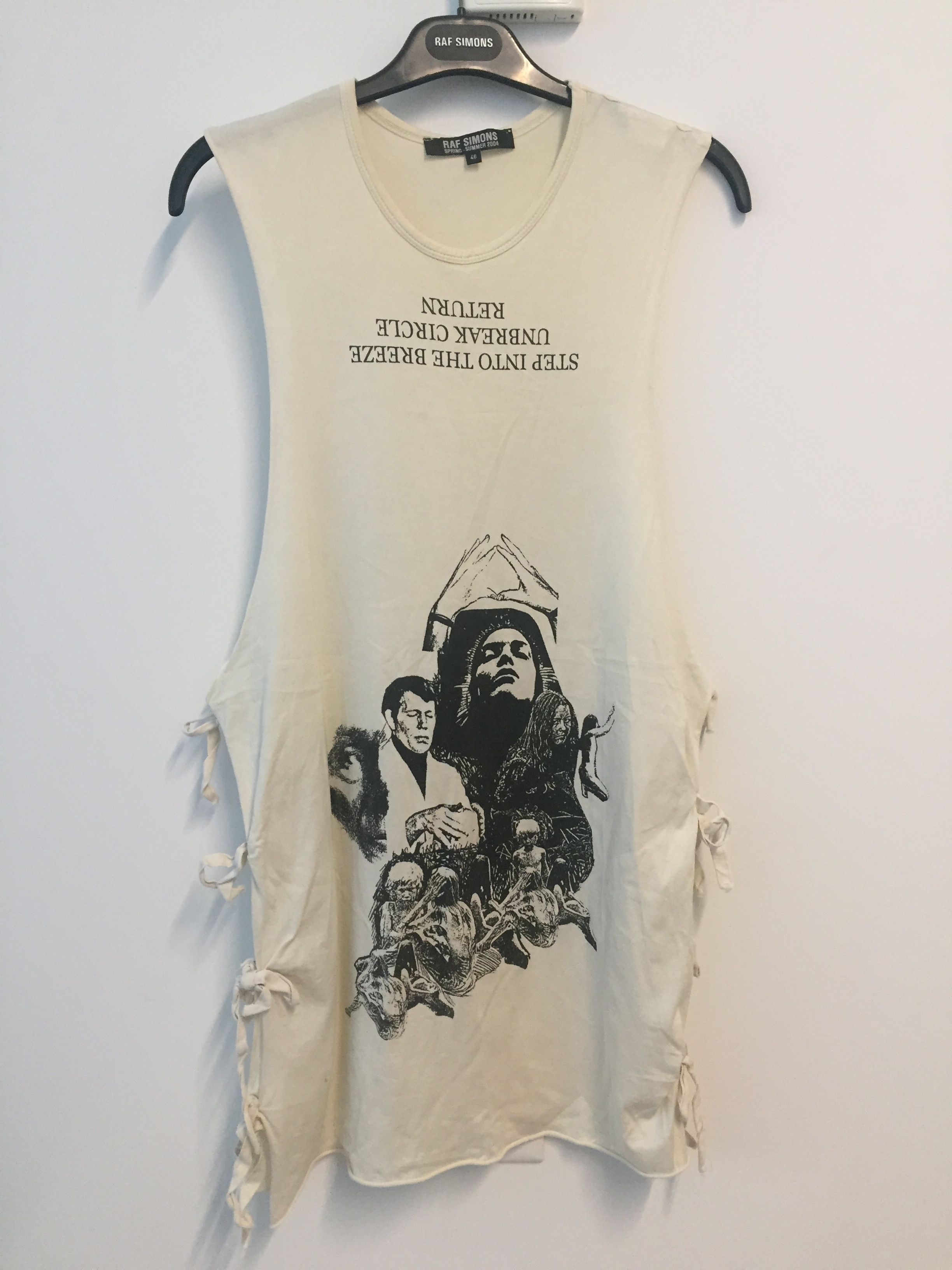トップス RAF SIMONS  04ss tank top Raf Simons Tank Top – Justin Reed