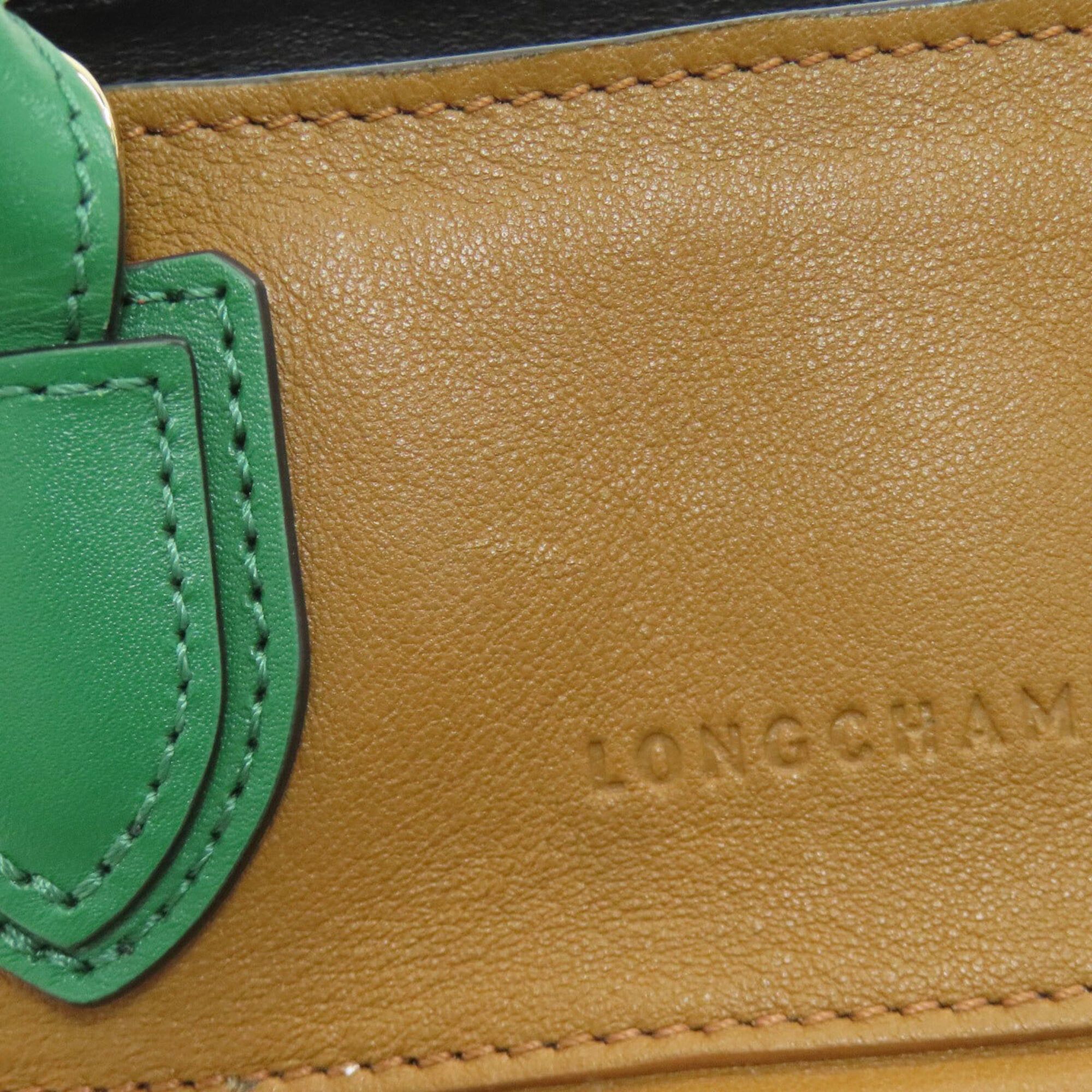 Longchamp Longchamp Mailbox 2-Way Handbag, Leather, Women's Size ONE SIZE - 11 Thumbnail