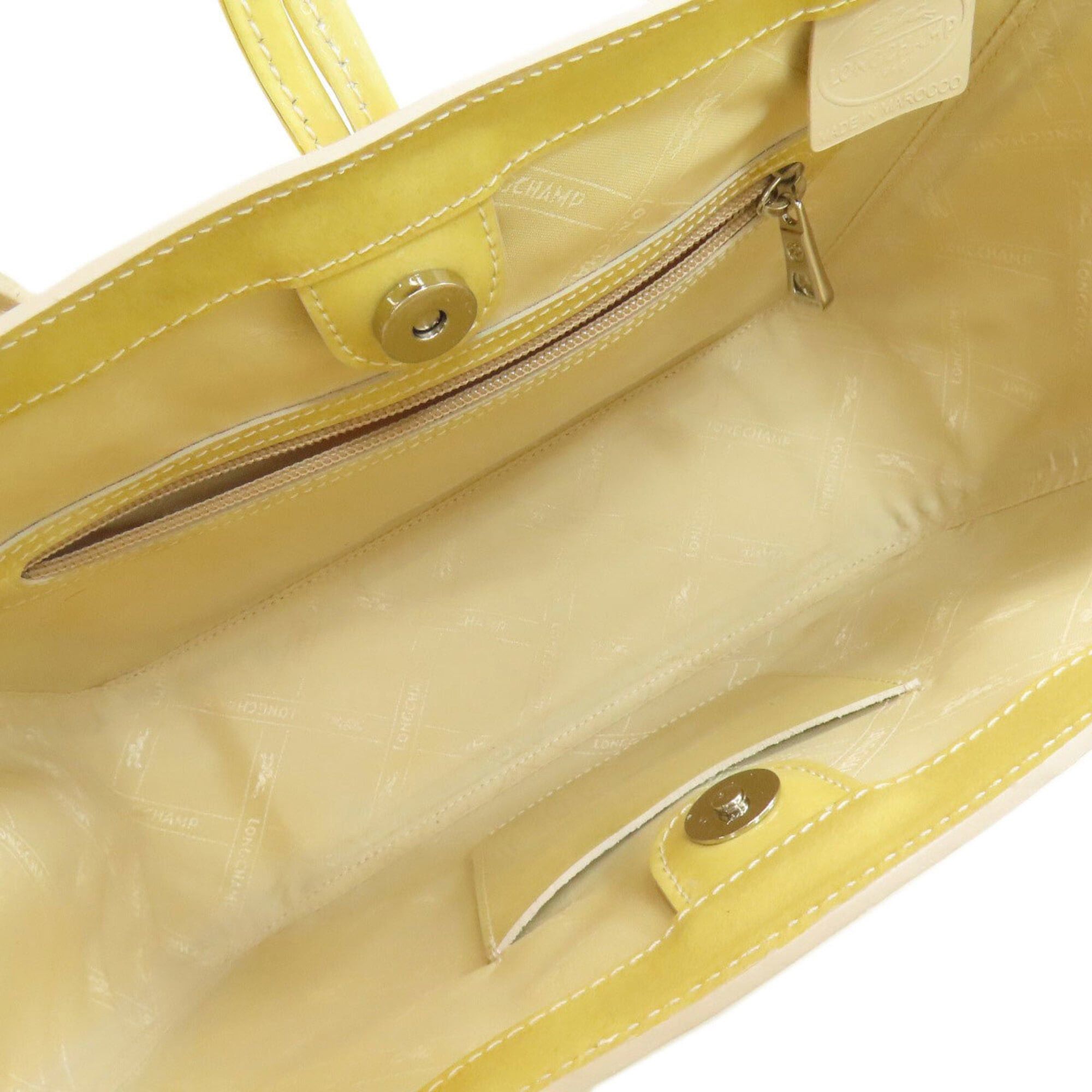 Longchamp Longchamp Le Roseau 2-Way Handbag, Enamel, Women's Size ONE SIZE - 5 Thumbnail