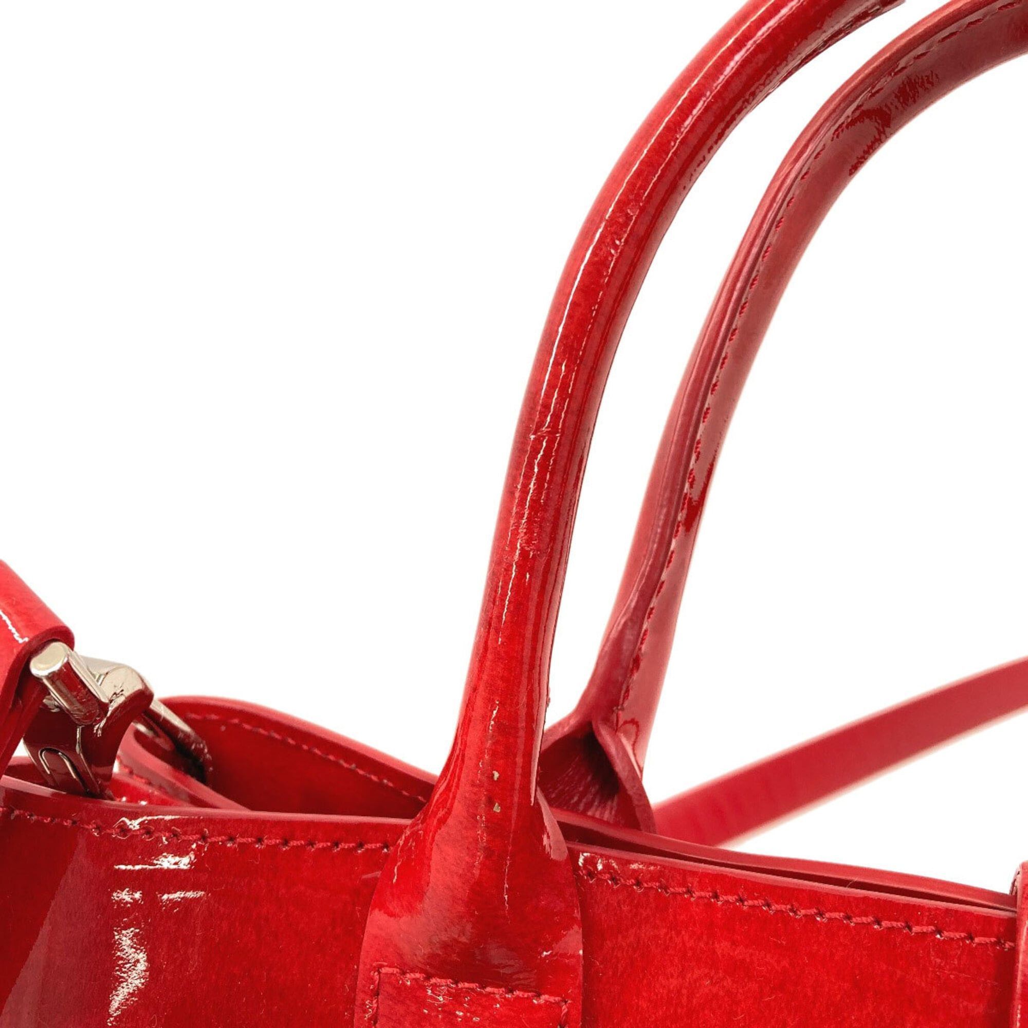 Longchamp Longchamp Le Roseau 2-Way Handbag, Enamel, Women's Size ONE SIZE - 17 Thumbnail