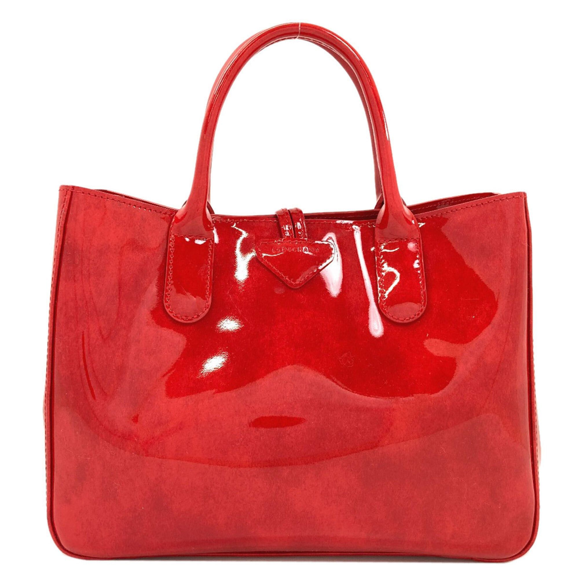 Longchamp Longchamp Le Roseau 2-Way Handbag, Enamel, Women's Size ONE SIZE - 2 Thumbnail