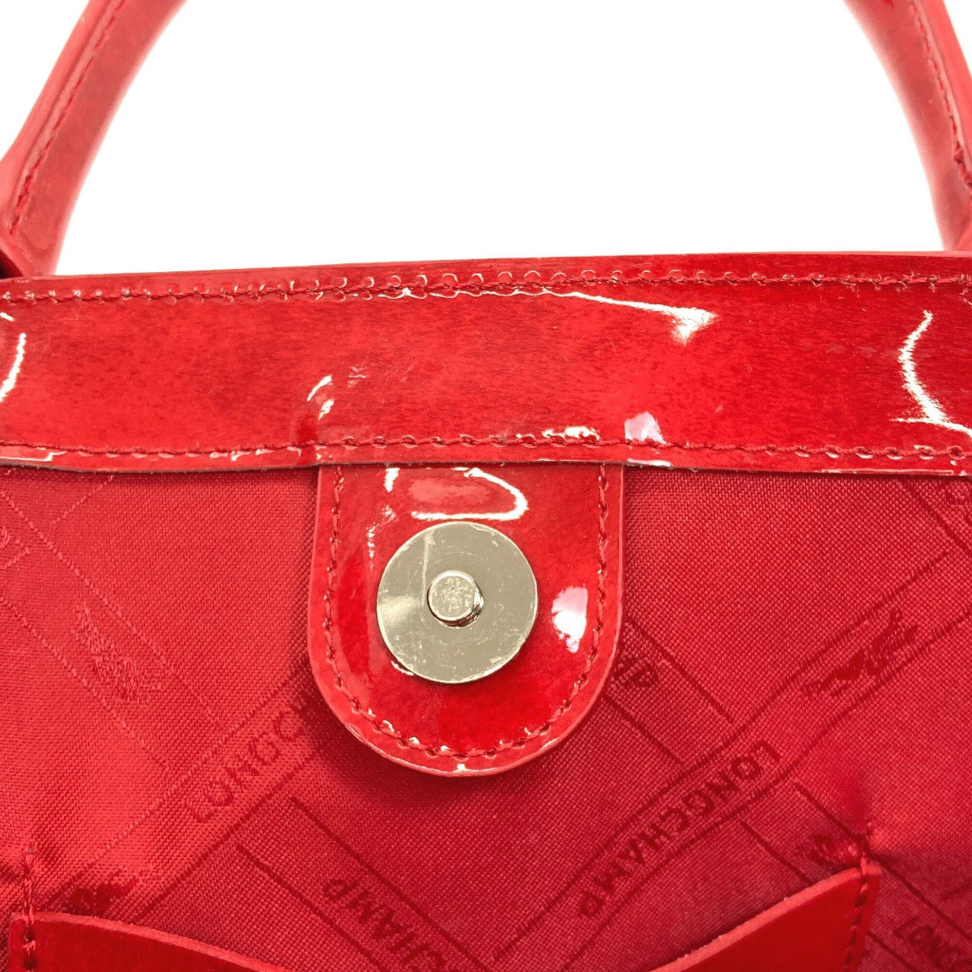 Longchamp Longchamp Le Roseau 2-Way Handbag, Enamel, Women's Size ONE SIZE - 9 Thumbnail