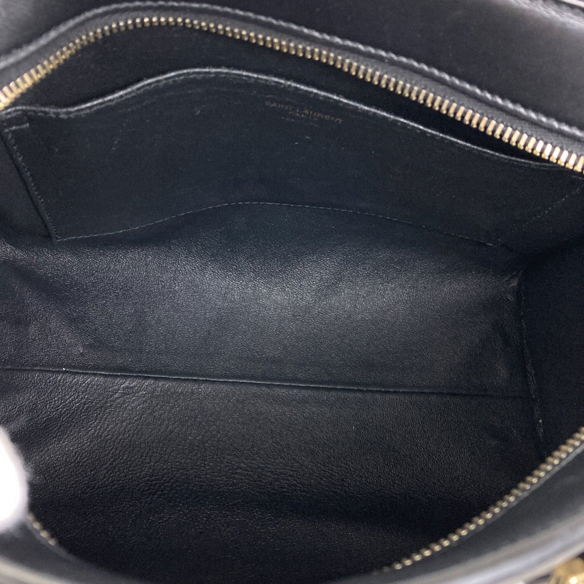 Yves Saint Laurent Yves Saint Laurent Baby Cabas 2-Way Handbag, Calfskin, Women's Size ONE SIZE - 5 Thumbnail