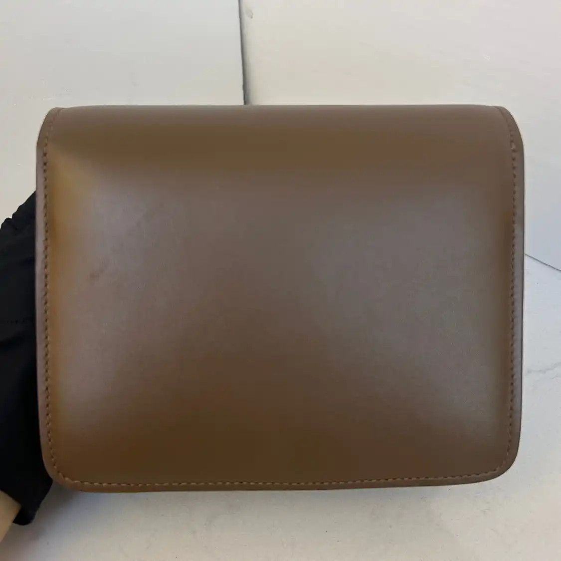 Celine CELINE CLASSIC BOX mini brown cowhide leather tofu bag crossbody bag Size ONE SIZE - 2 Thumbnail
