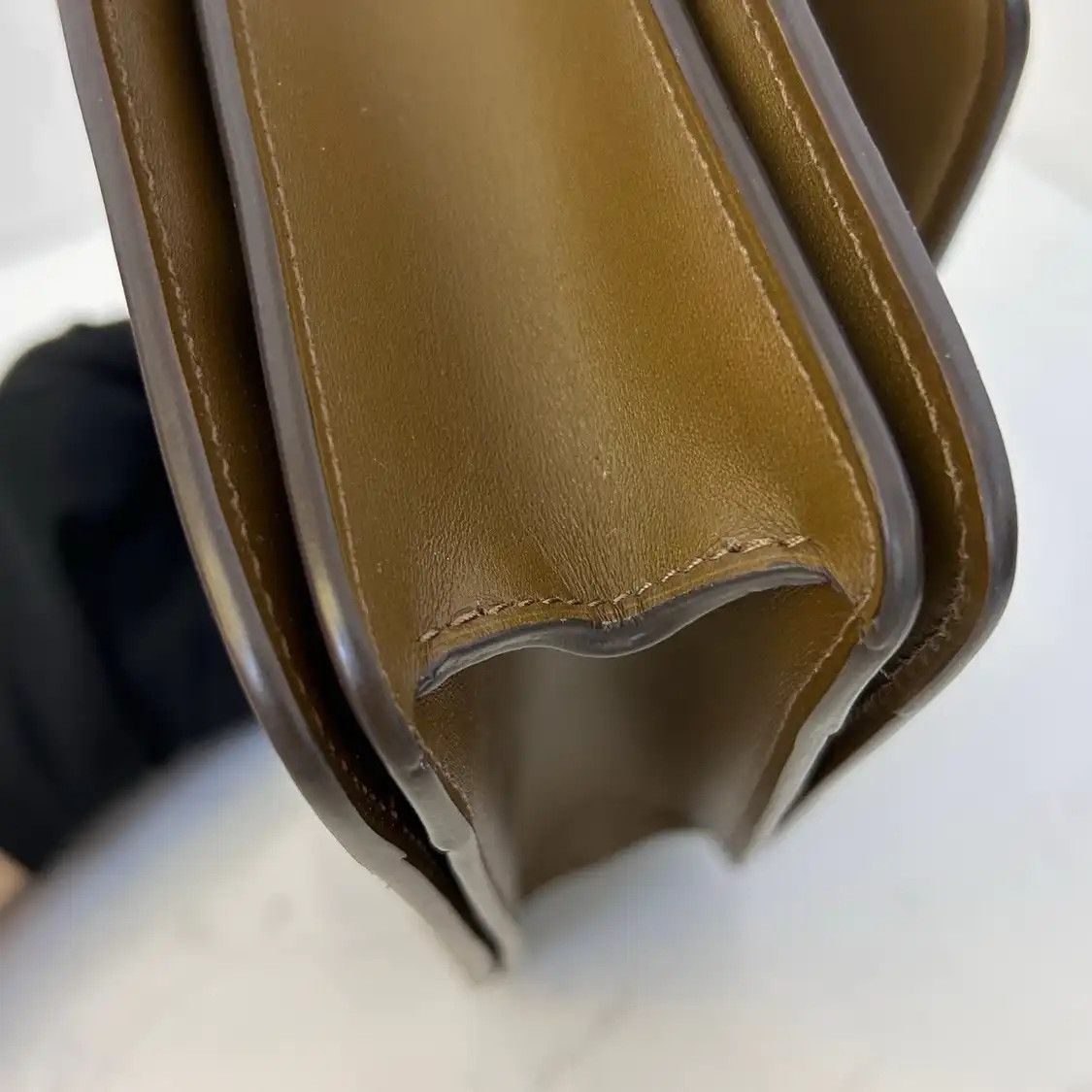 Celine CELINE CLASSIC BOX mini brown cowhide leather tofu bag crossbody bag Size ONE SIZE - 11 Thumbnail