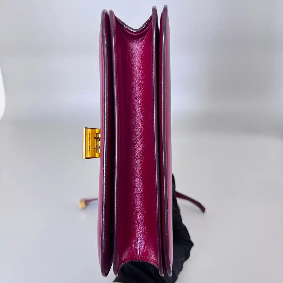 Celine CELINE CLASSIC BOX Medium red cowhide leather tofu bag crossbody bag Size ONE SIZE - 11 Thumbnail