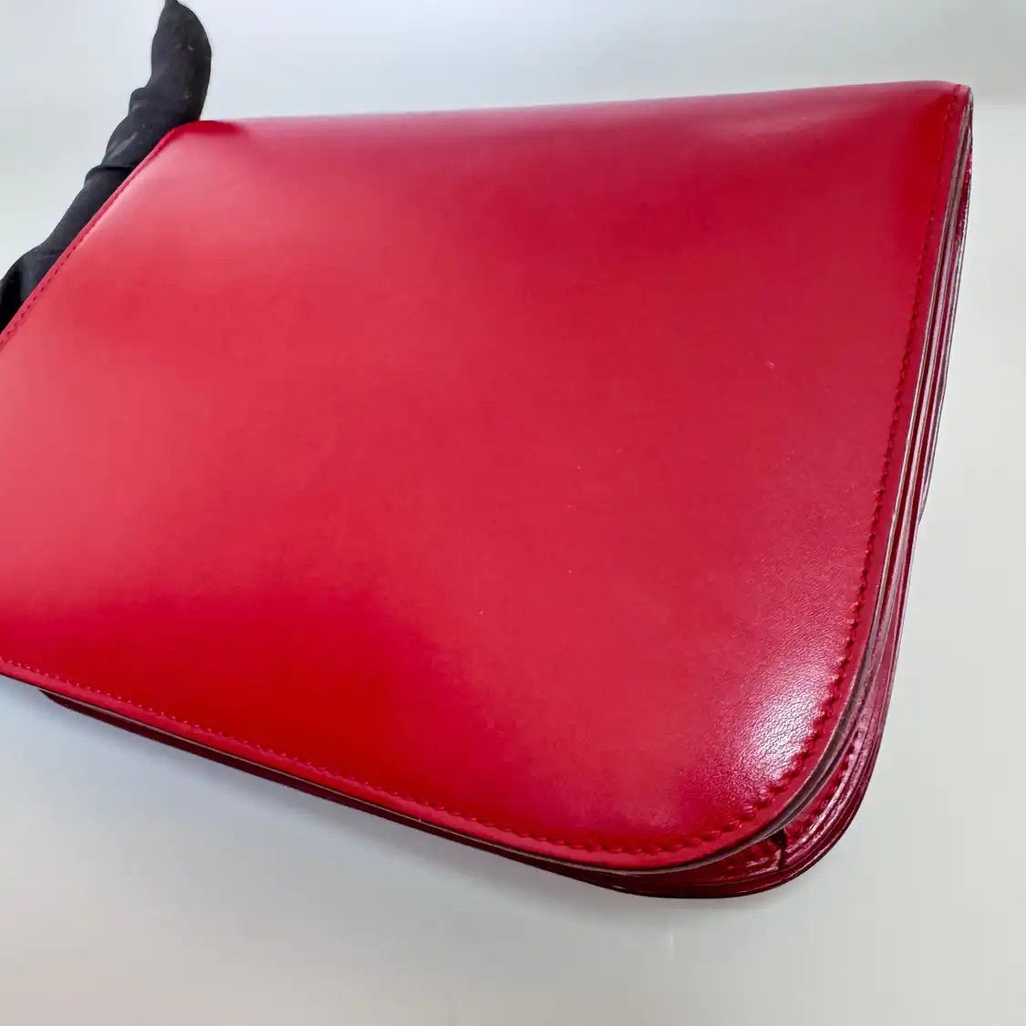 Celine CELINE CLASSIC BOX Medium red cowhide leather tofu bag crossbody bag Size ONE SIZE - 6 Thumbnail