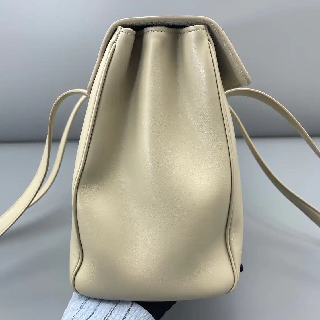 Celine CELINE 16 Medium grey browncowhide leather shoulder bag Size ONE SIZE - 2 Thumbnail