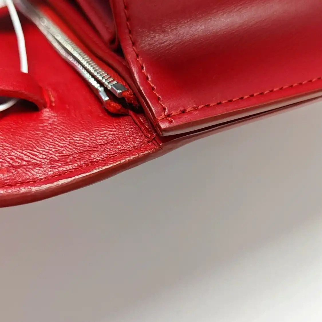 Celine CELINE CLASSIC BOX Medium red cowhide leather tofu bag shoulder bag crossbody si Size ONE SIZE - 10 Thumbnail