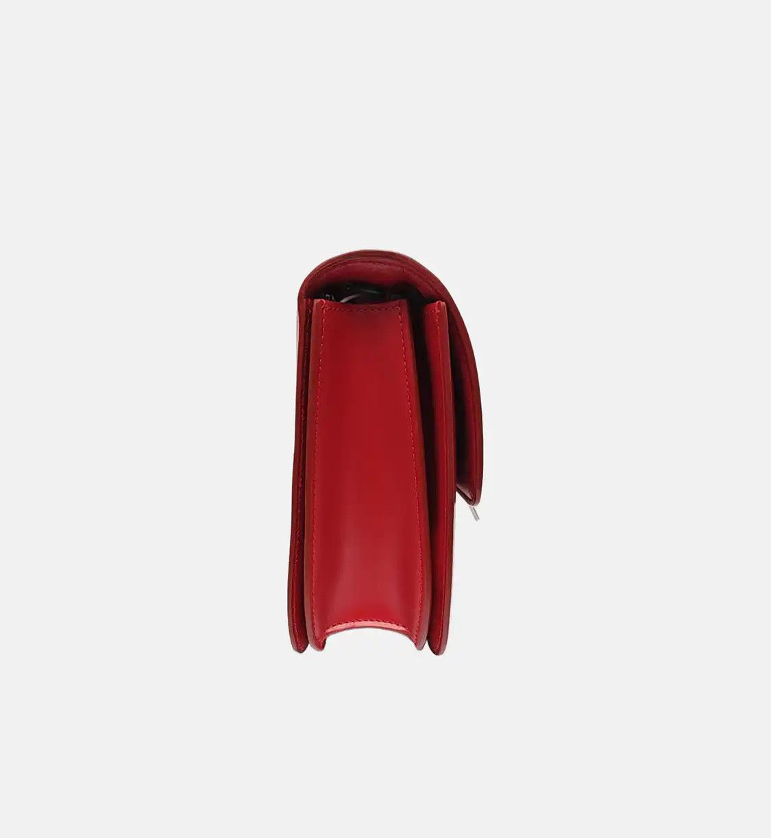 Celine CELINE CLASSIC BOX Medium red cowhide leather tofu bag shoulder bag crossbody si Size ONE SIZE - 4 Thumbnail