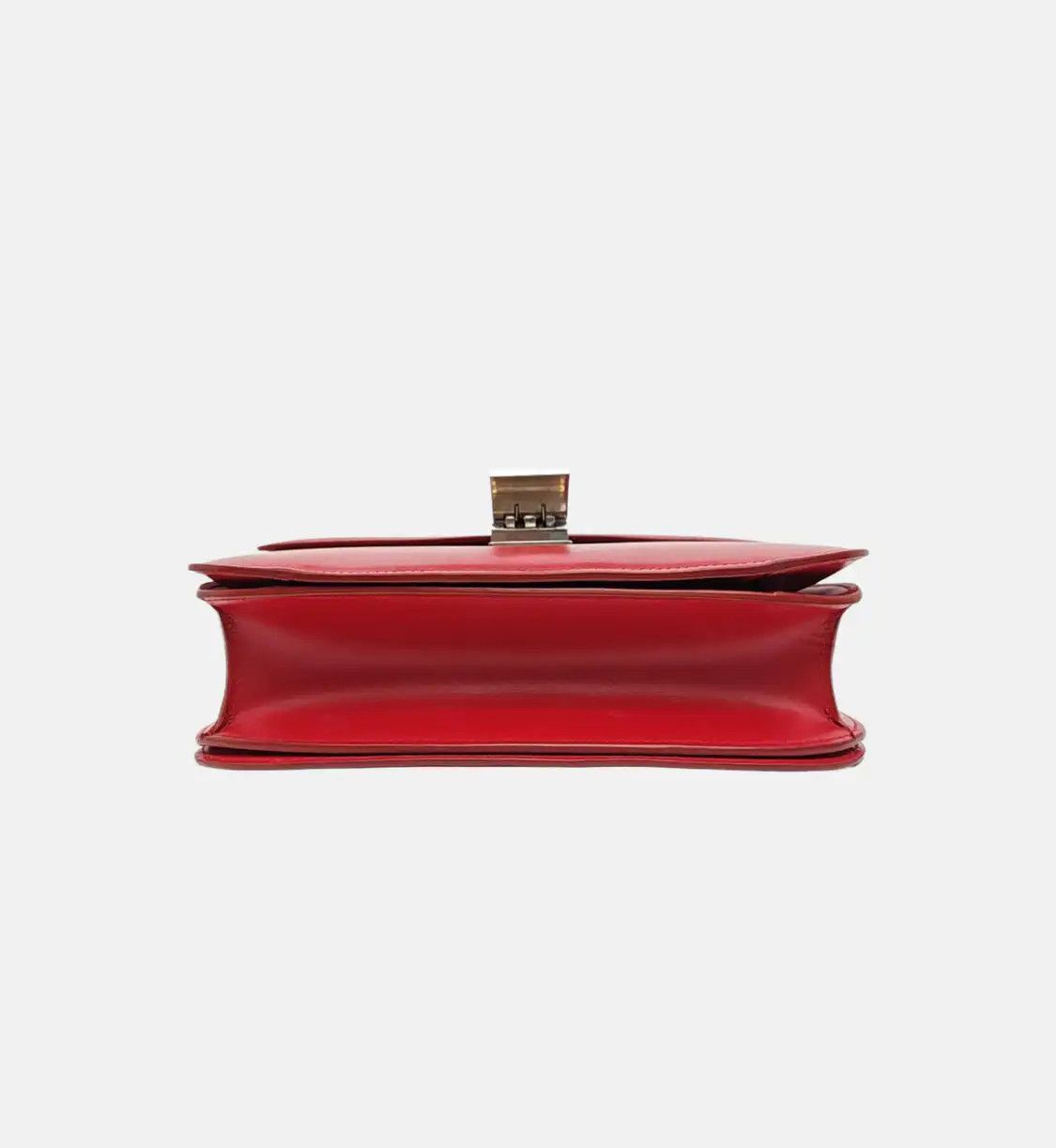 Celine CELINE CLASSIC BOX Medium red cowhide leather tofu bag shoulder bag crossbody si Size ONE SIZE - 6 Thumbnail