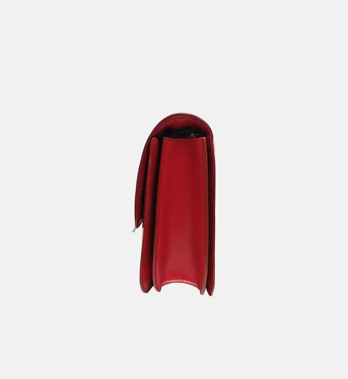 Celine CELINE CLASSIC BOX Medium red cowhide leather tofu bag shoulder bag crossbody si Size ONE SIZE - 3 Thumbnail