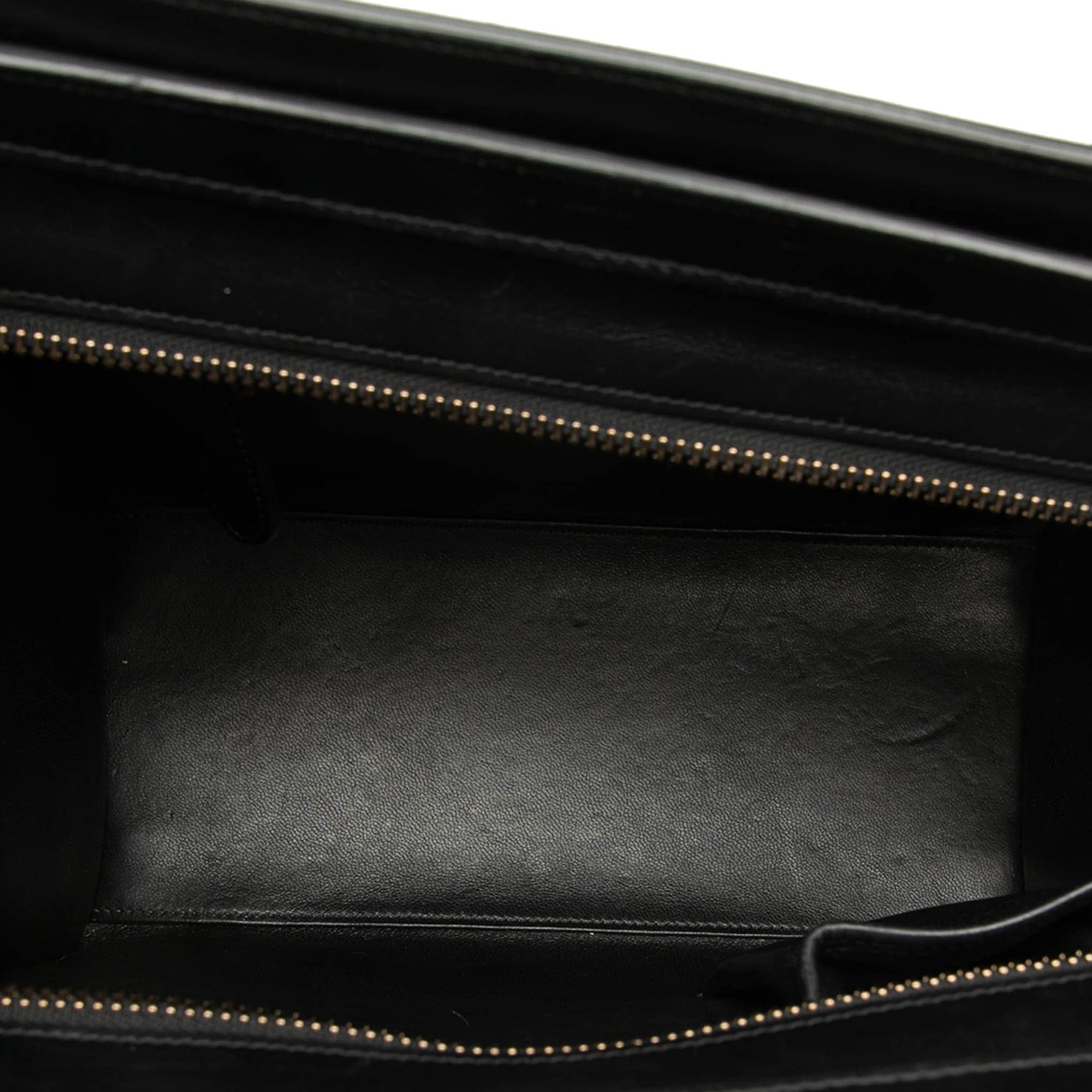 Celine Micro Tricolor Calfskin and Nubuck Luggage Tote Size ONE SIZE - 4 Thumbnail