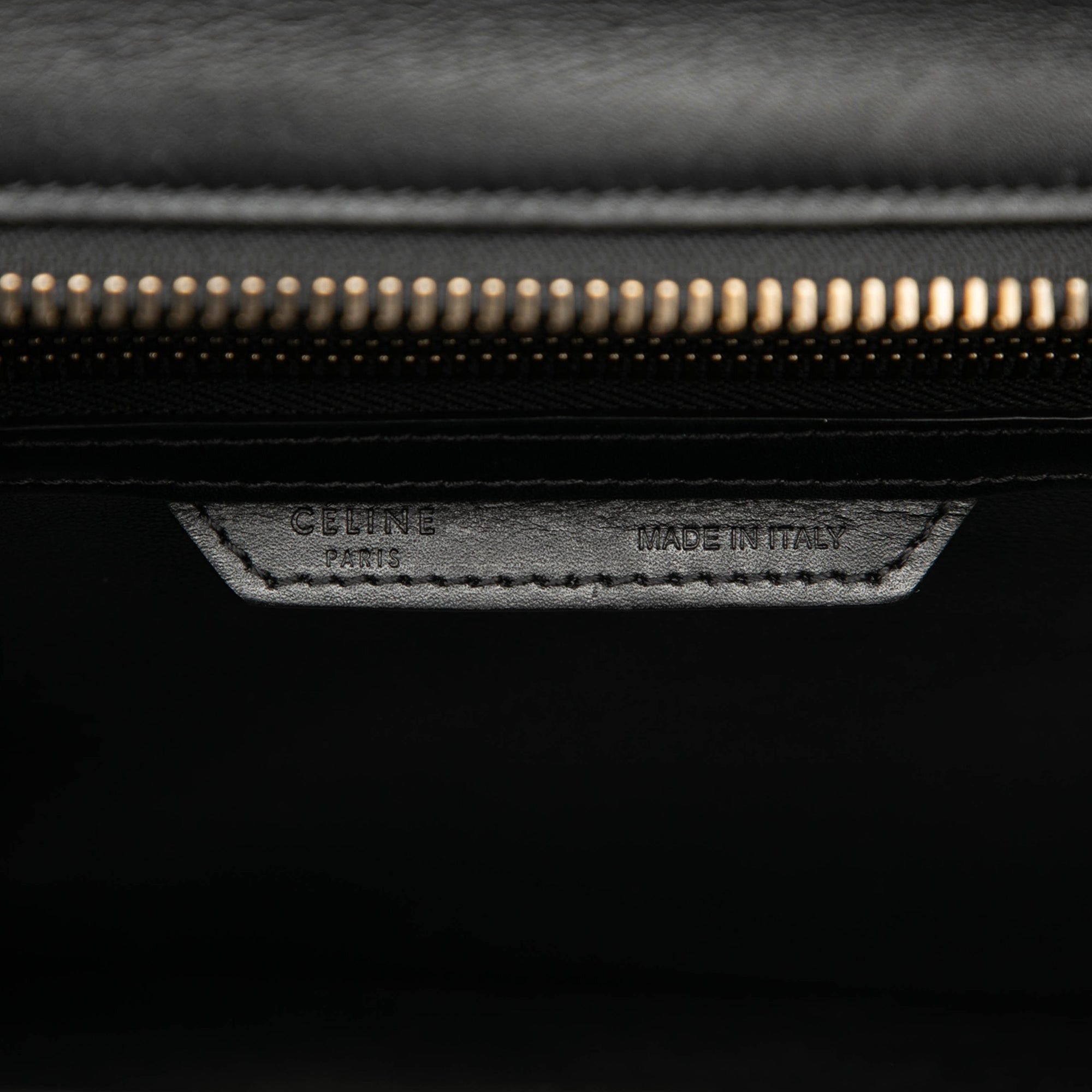 Celine Micro Tricolor Calfskin and Nubuck Luggage Tote Size ONE SIZE - 5 Thumbnail