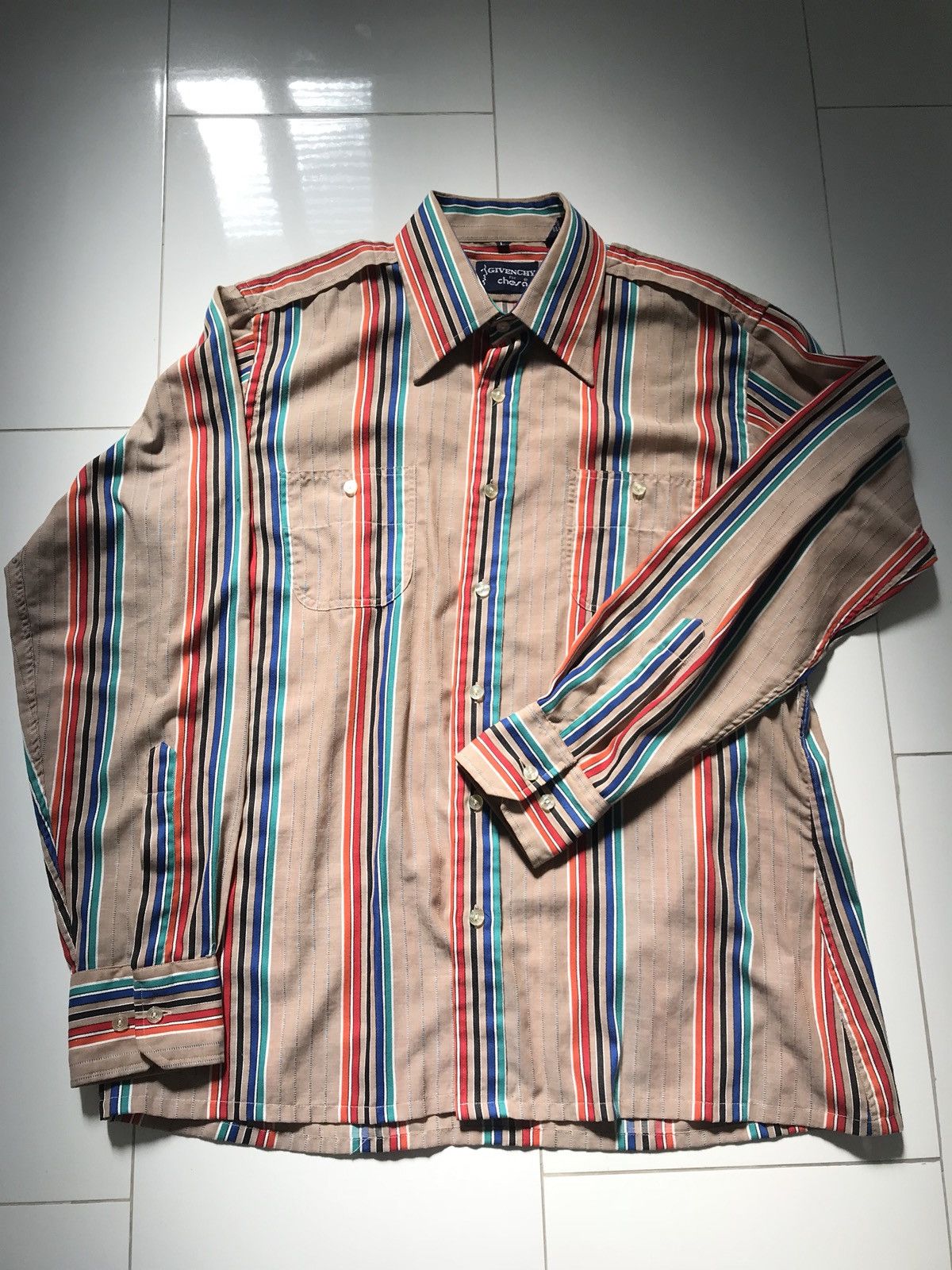 Givenchy Vintage Givenchy for Chesa Button-Up Shirt Size US L / EU 52-54 / 3 - 1 Thumbnail