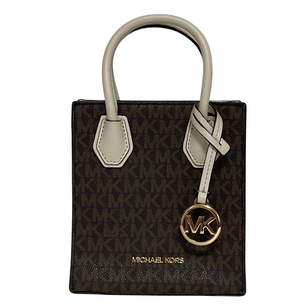 Michael Kors Michael Kors Michael Kors Mercer Extra Small North South Shopper Crossbody Bag Leather Crossbody Bag 35T1GM9C0I DUTY FREE for USA Size ONE SIZE - 2 Thumbnail