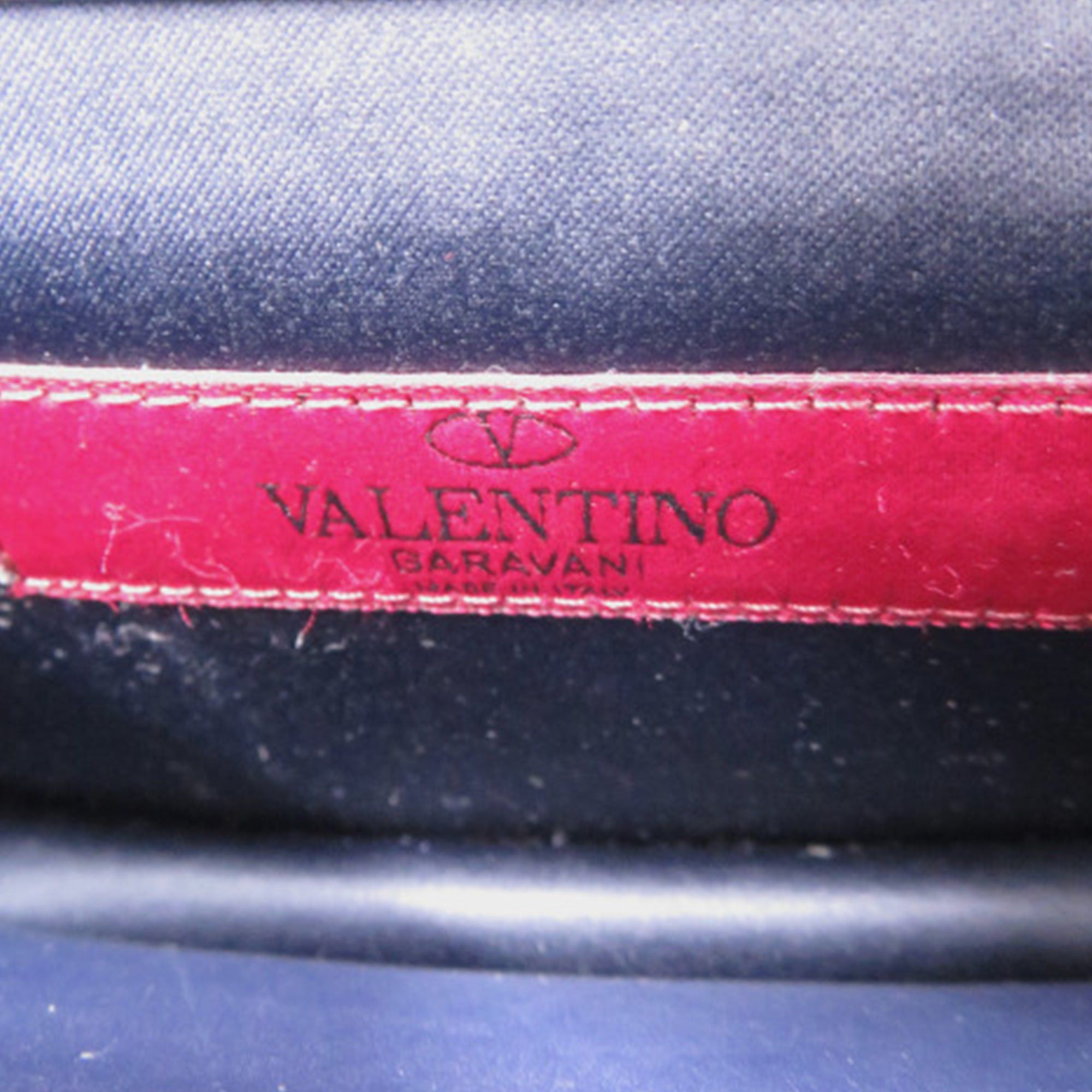 Valentino Smooth Calfskin Colorblock Free Rockstud Spike Crossbody Size ONE SIZE - 7 Thumbnail