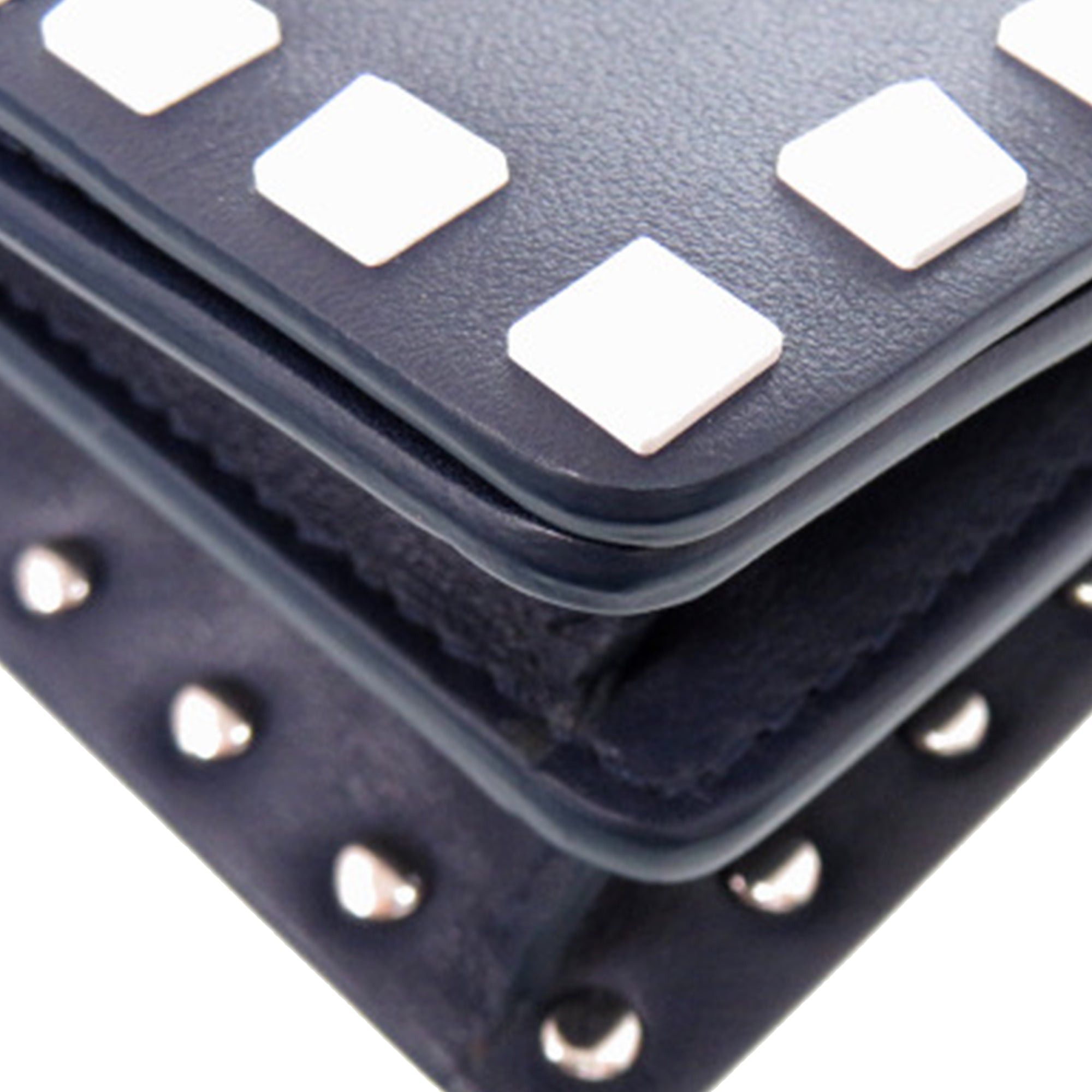 Valentino Smooth Calfskin Colorblock Free Rockstud Spike Crossbody Size ONE SIZE - 14 Thumbnail