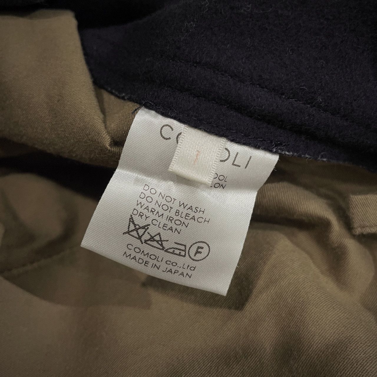 Comoli Comoli 16AW Melton Wool Nylon Belted Pants Navy Size 1 Size US 30 / EU 46 - 9 Thumbnail