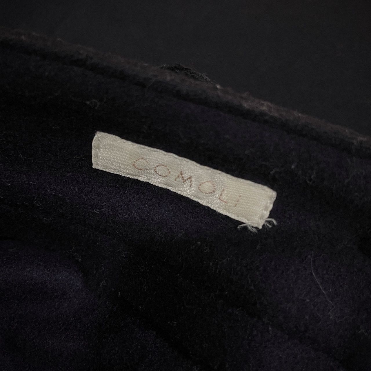 Comoli Comoli 16AW Melton Wool Nylon Belted Pants Navy Size 1 Size US 30 / EU 46 - 7 Thumbnail