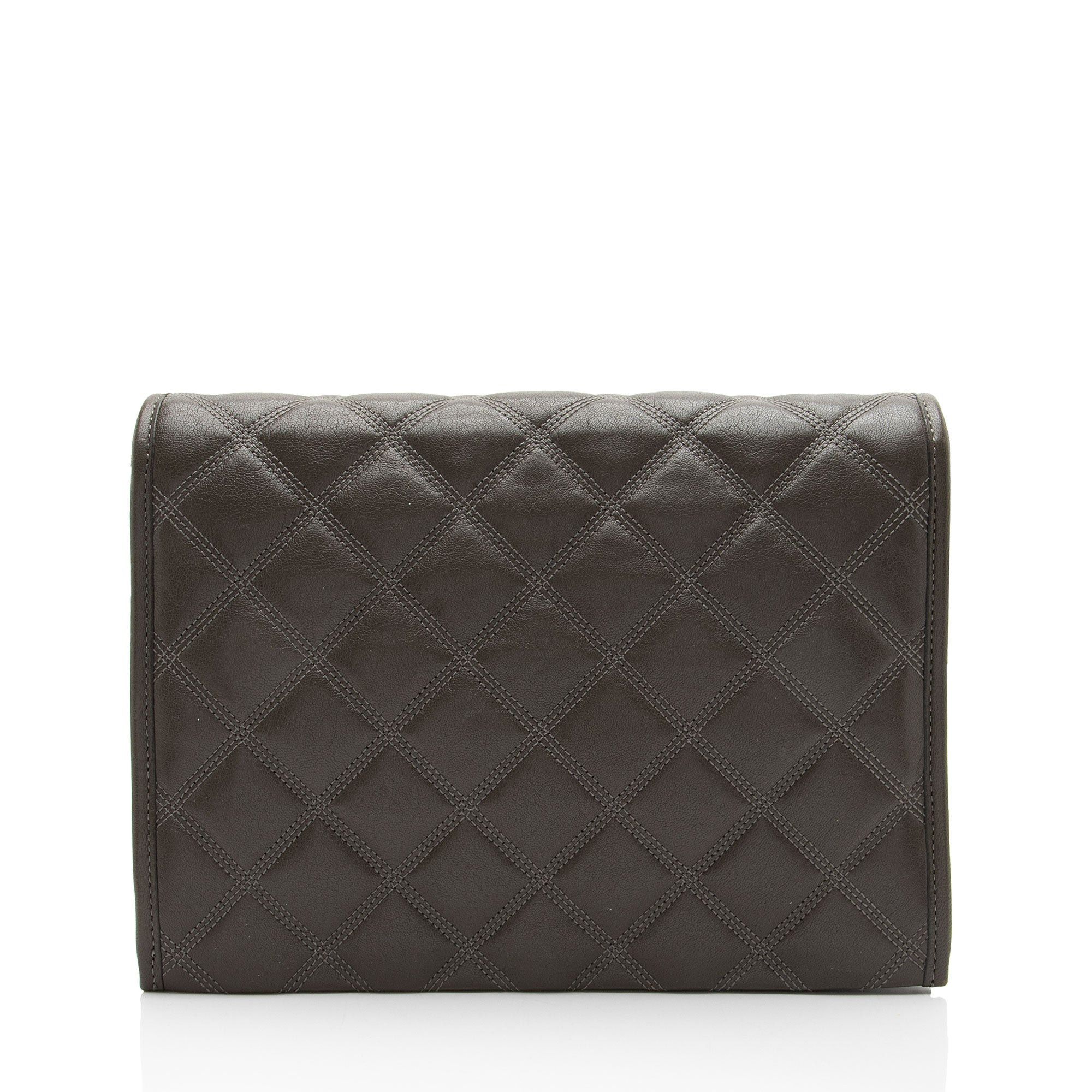 Saint Laurent Paris Saint Laurent Diamond Quilted Leather Monogram Becky Small S Size ONE SIZE - 3 Thumbnail