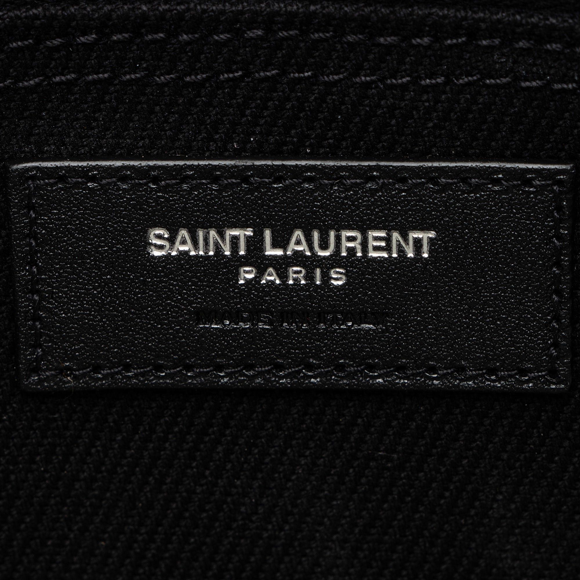 Saint Laurent Paris Saint Laurent Canvas Calfskin Rive Gauche Large Tote Size ONE SIZE - 8 Thumbnail