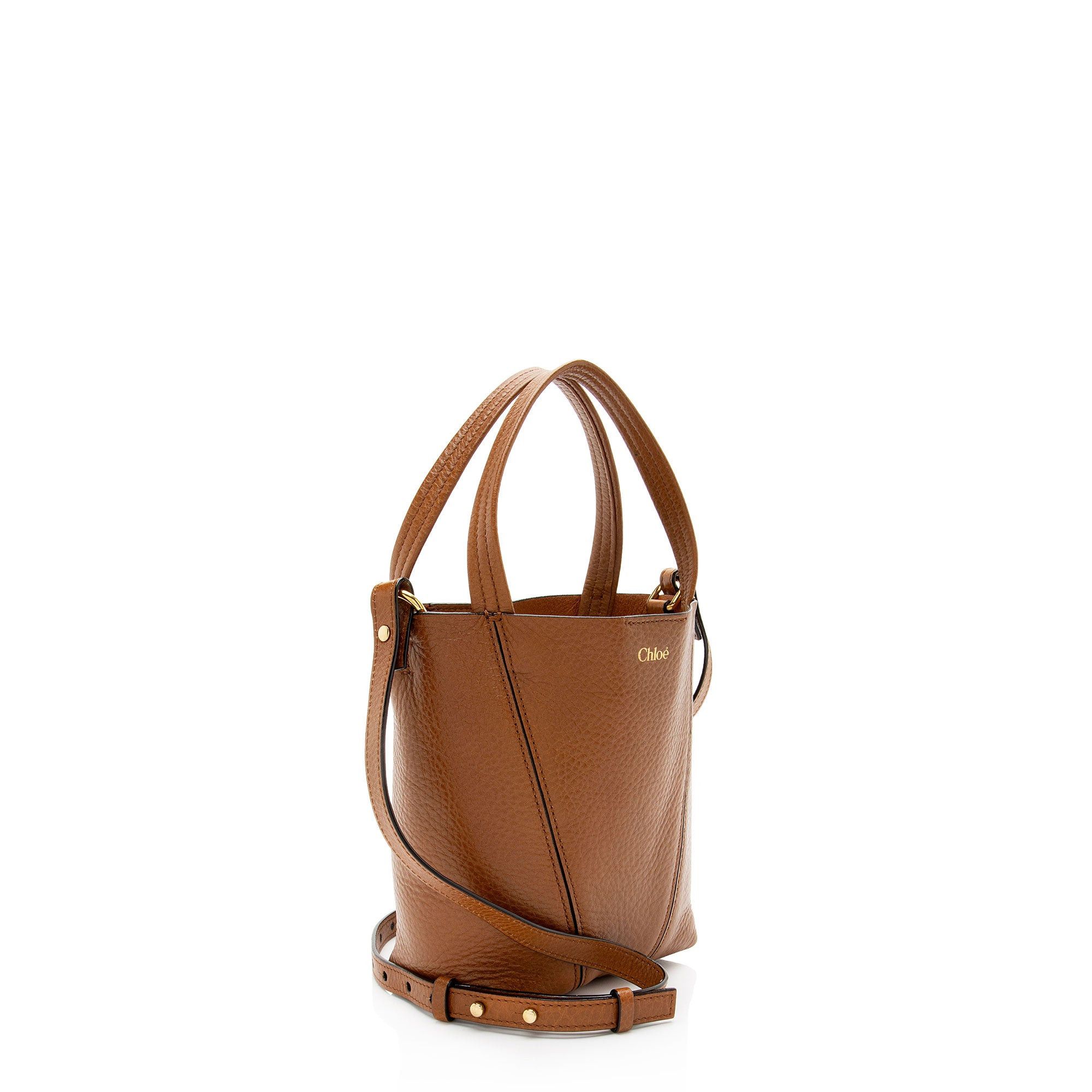Chloe Chloe Grained Calfskin Spin Small Tote Size ONE SIZE - 2 Thumbnail