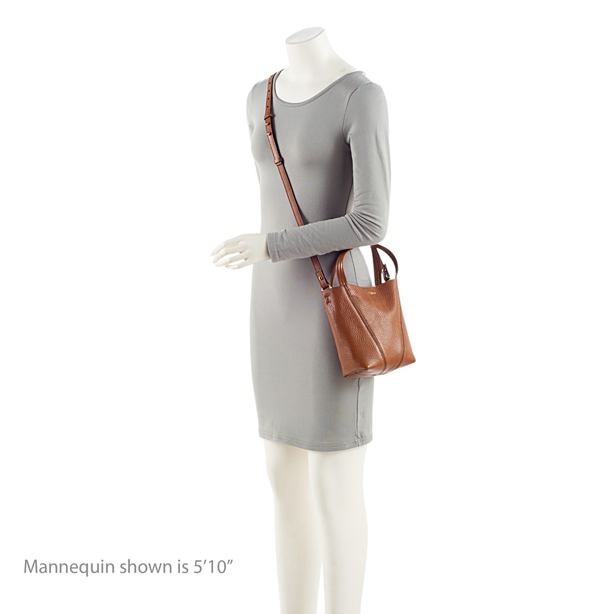 Chloe Chloe Grained Calfskin Spin Small Tote Size ONE SIZE - 5 Thumbnail